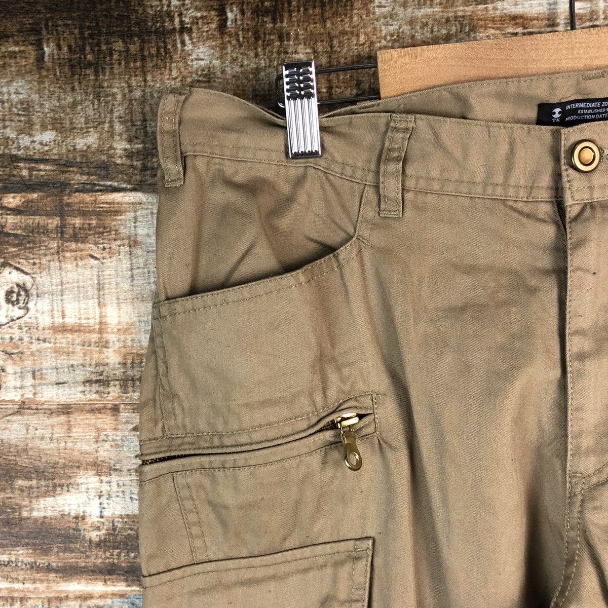 Japanese Brand TK Brown utility tactical Cargo Multipocket Pants #A2417 Size US 32 / EU 48 - 7 Thumbnail