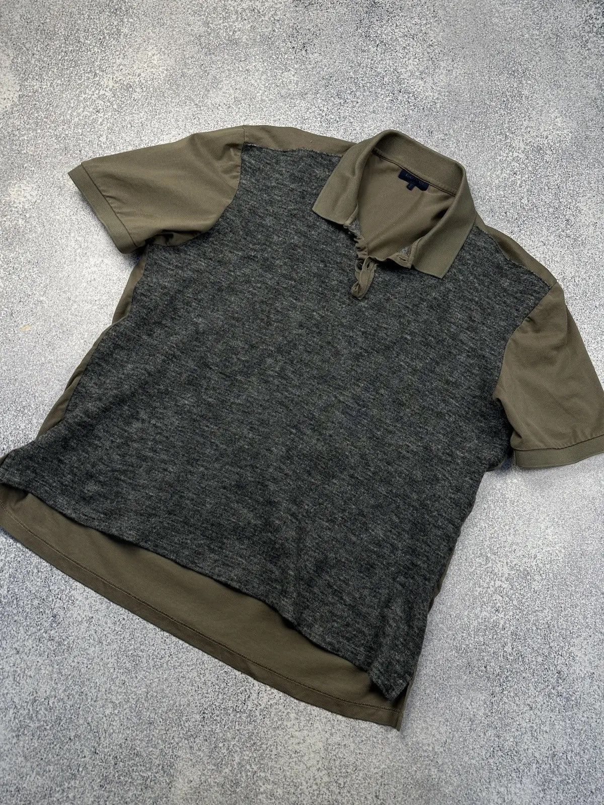 Lanvin × Vintage Lanvin Polo Shirt Size XL Wool blend cotton Unusual Limited Size US XL / EU 56 / 4 - 8 Thumbnail