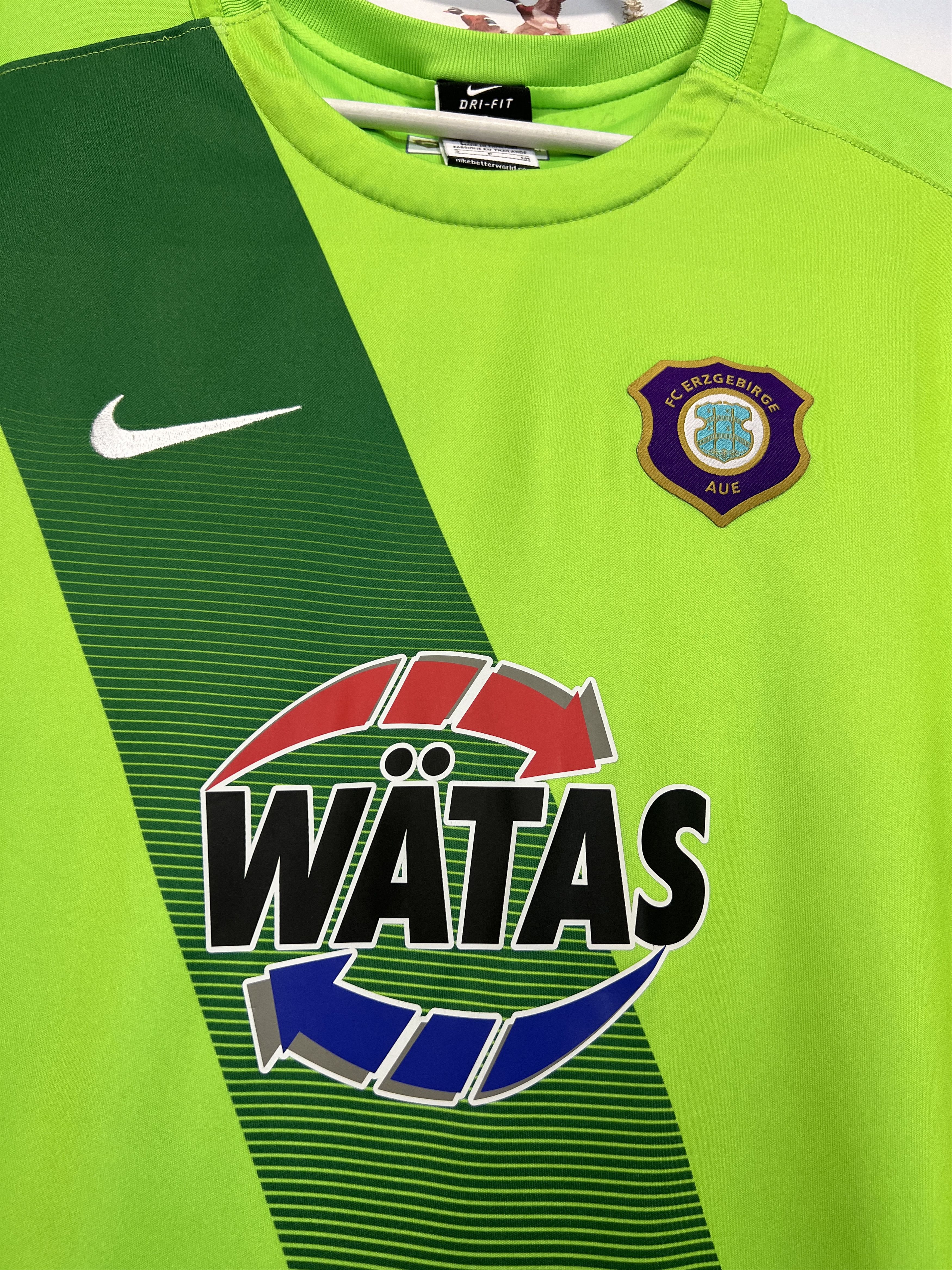 Nike Erzgebirge football shirt Soccer #17 Riese Jersey Trikot Size US S / EU 44-46 / 1 - 3 Thumbnail