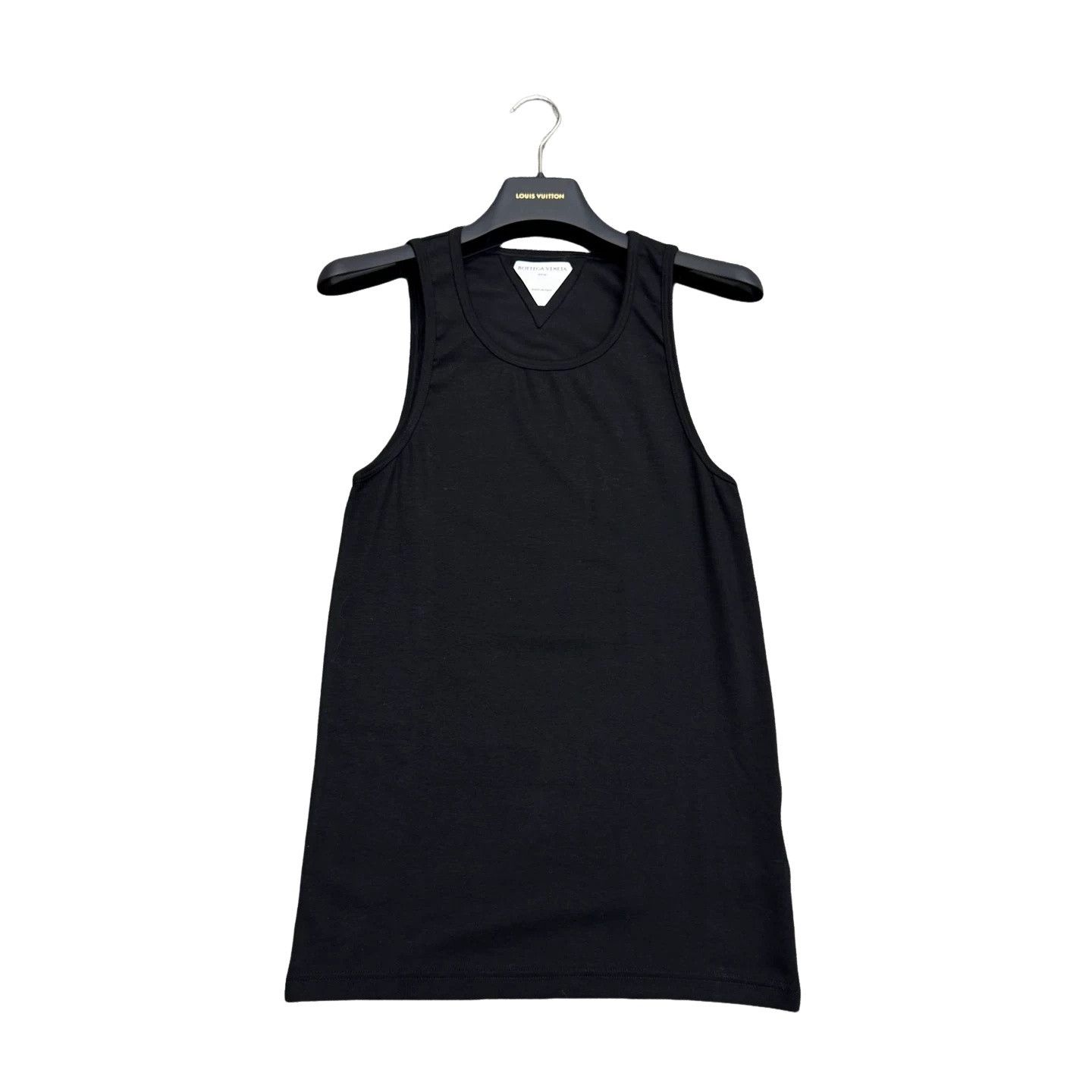 Bottega Veneta Bottega Veneta Black Ribbed Skin Tank Top Size L Size US L / EU 52-54 / 3 - 1 Thumbnail