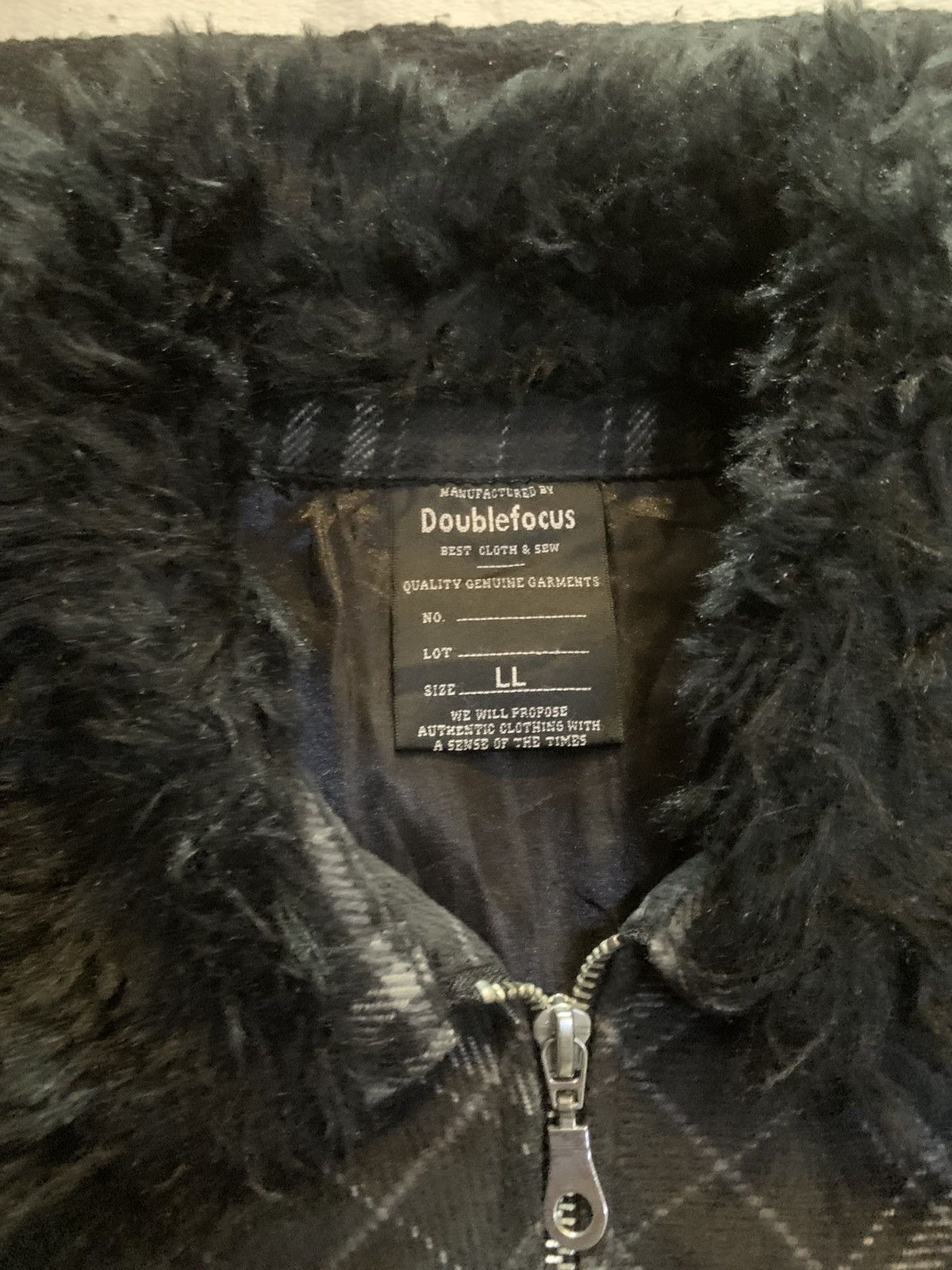 Japanese Brand Double Focus Fur Multi Pocket Jacket Tartan LGB Style Size US L / EU 52-54 / 3 - 14 Thumbnail