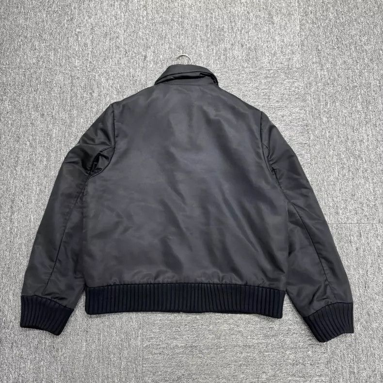 Prada Prada Black and yellow triangle logo cotton jacket 2505-Nex Size US L / EU 52-54 / 3 - 2 Thumbnail