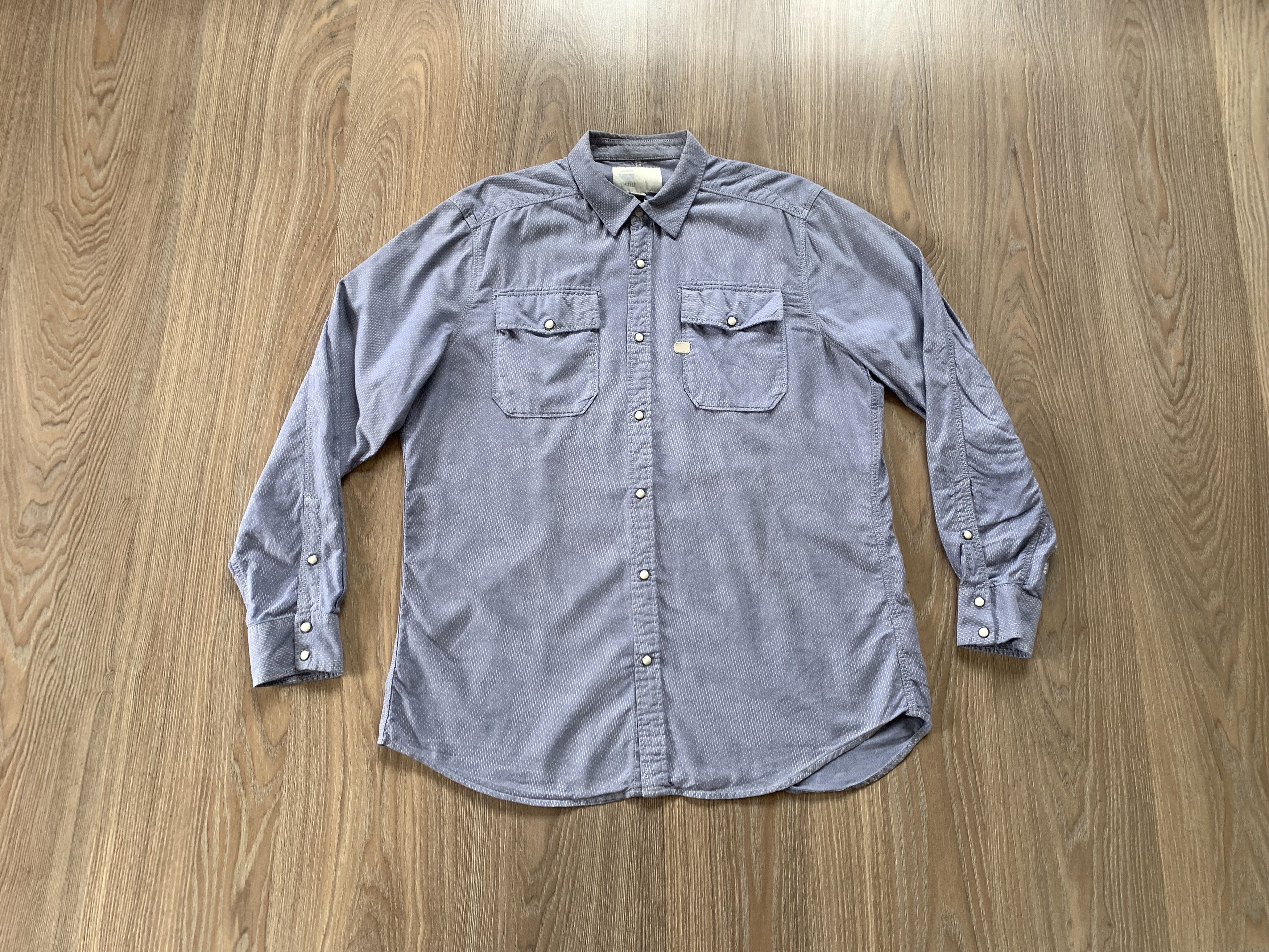 G-Star Mens G-Star Raw Long Sleeve Shirt Size US XL / EU 56 / 4 - 1 Thumbnail