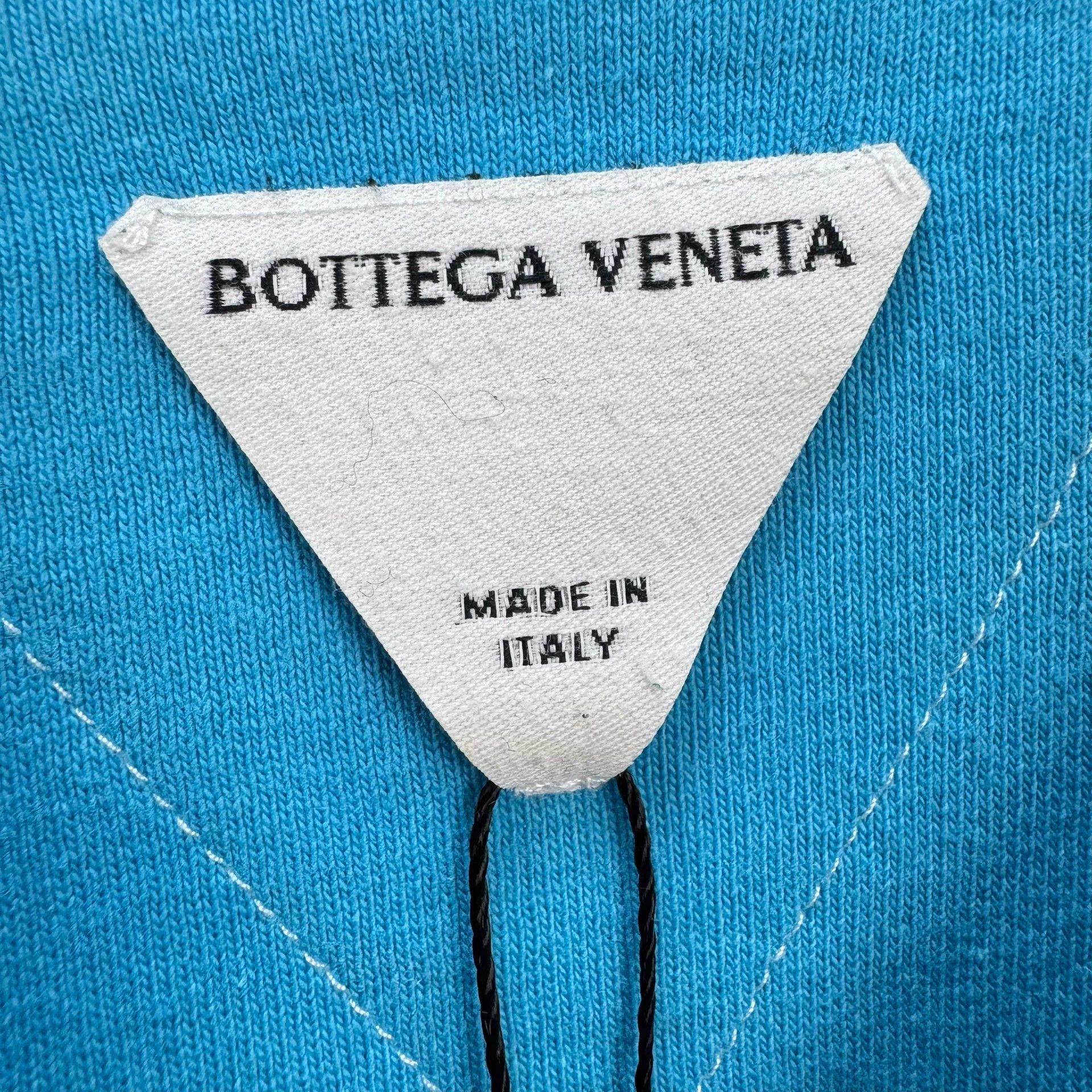 Bottega Veneta BV white-blue colorblock short-sleeve XXL 95 new stains Size US XXL / EU 58 / 5 - 7 Thumbnail