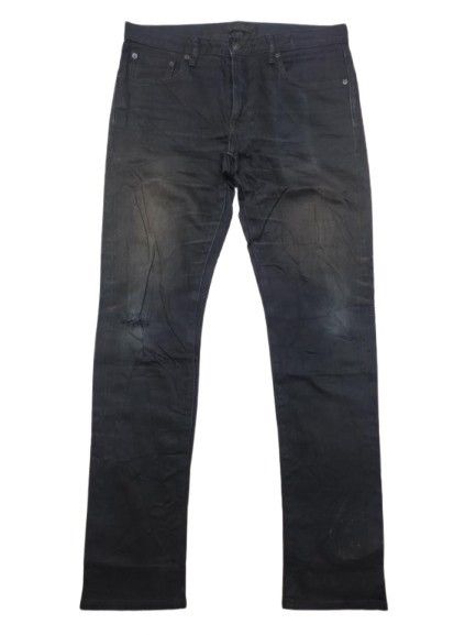 Vintage UNIQLO DISTRESSED DENIM SELVEDGE Size US 34 / EU 50 - 1 Thumbnail