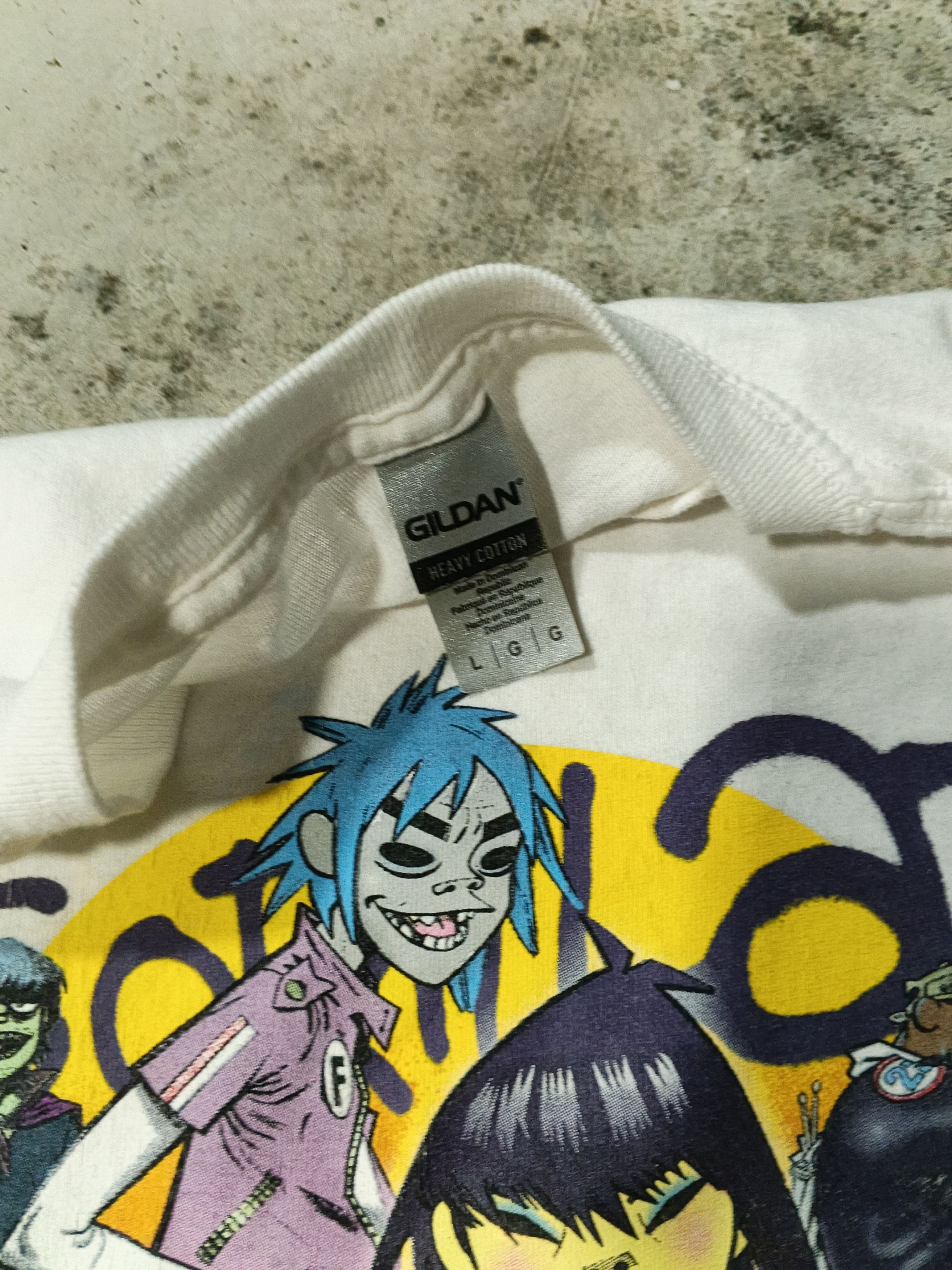Band Tees Vintage Y2K Band Gorillaz Size L / US 10 / IT 46 - 4 Thumbnail