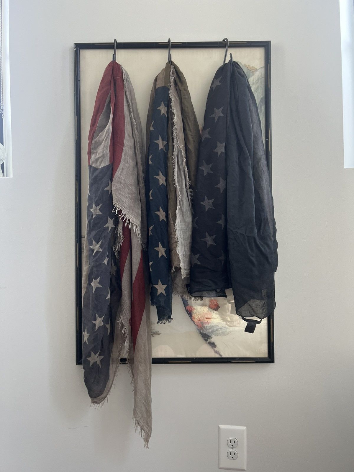 John Varvatos American Flag Scarf Lot Size ONE SIZE - 1 Thumbnail