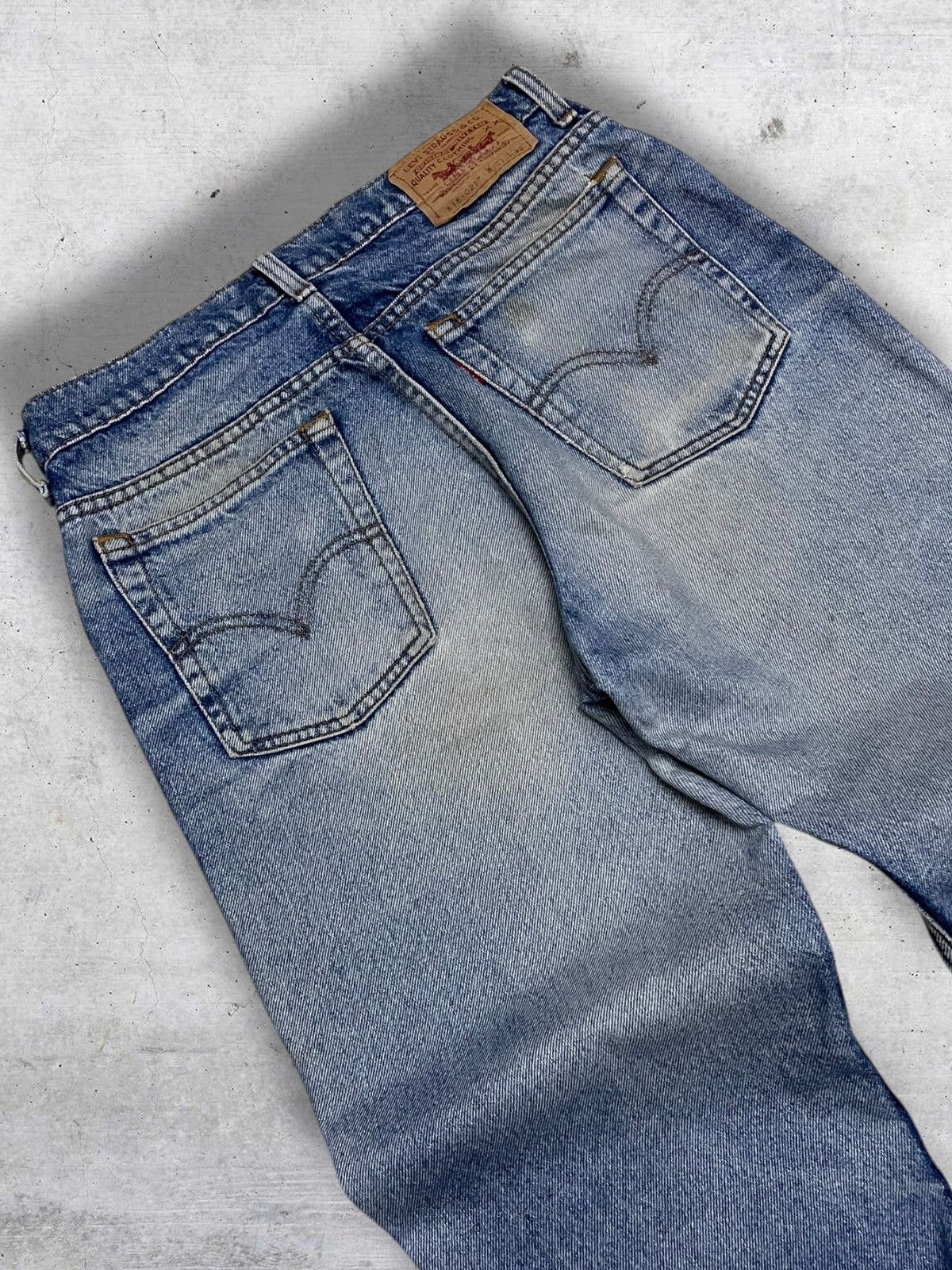 Levi's Vintage Clothing VINTAGE LEVIS 616 90S DESIGNER MUDWASH OG DISTRESSED DENIM Size US 29 - 15 Thumbnail