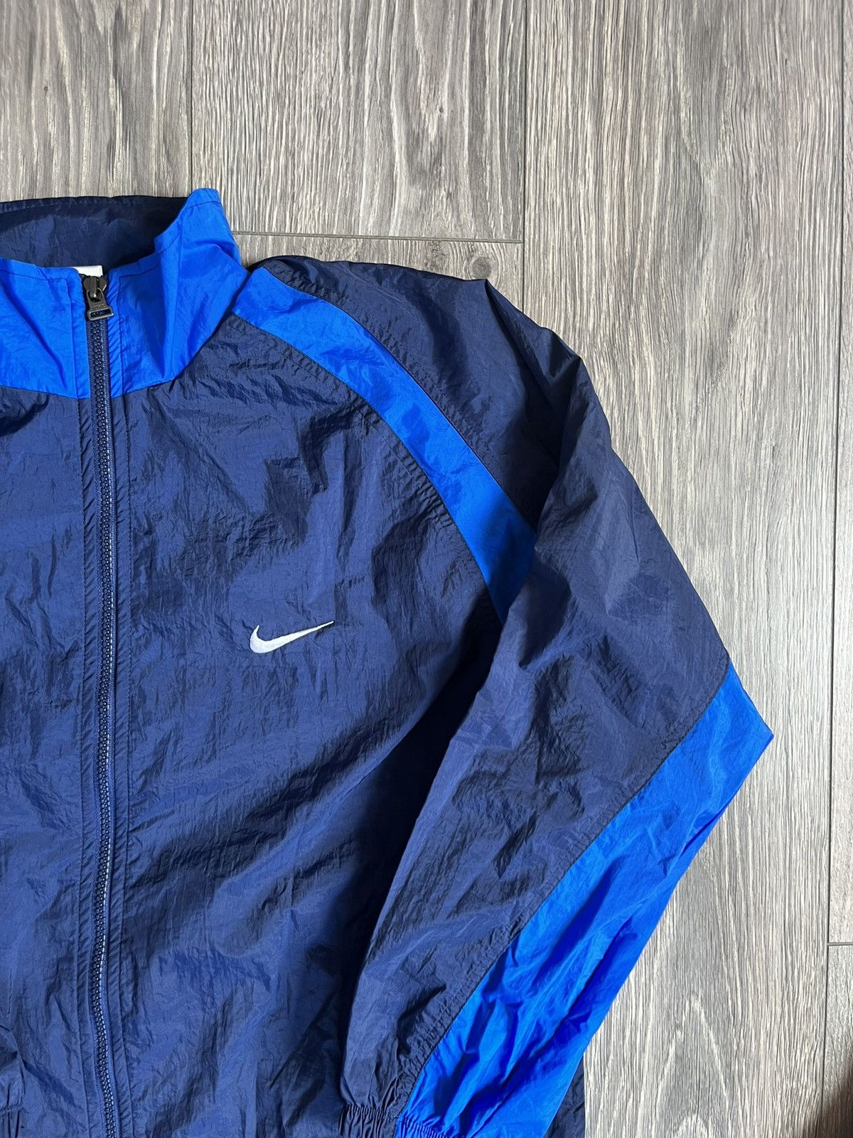Nike Vintage 90s Nike Track Jacket Size US L / EU 52-54 / 3 - 2 Thumbnail