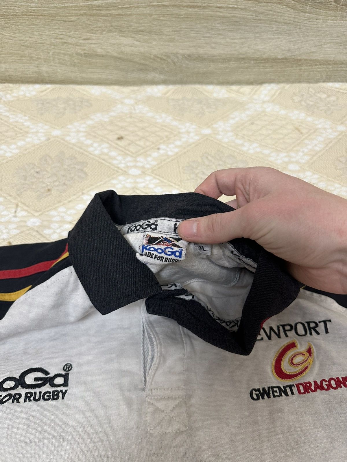 Vintage 🔥 2003 2005 Newport Gwent Dragons Rugby Pro Away Shirt Size US XL / EU 56 / 4 - 4 Thumbnail