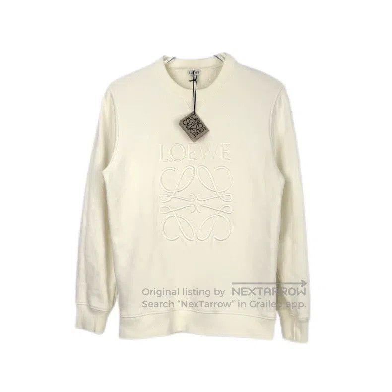 Loewe Loewe Embroidered large logo sweatshirt Size S / US 4 / IT 40 - 1 Thumbnail