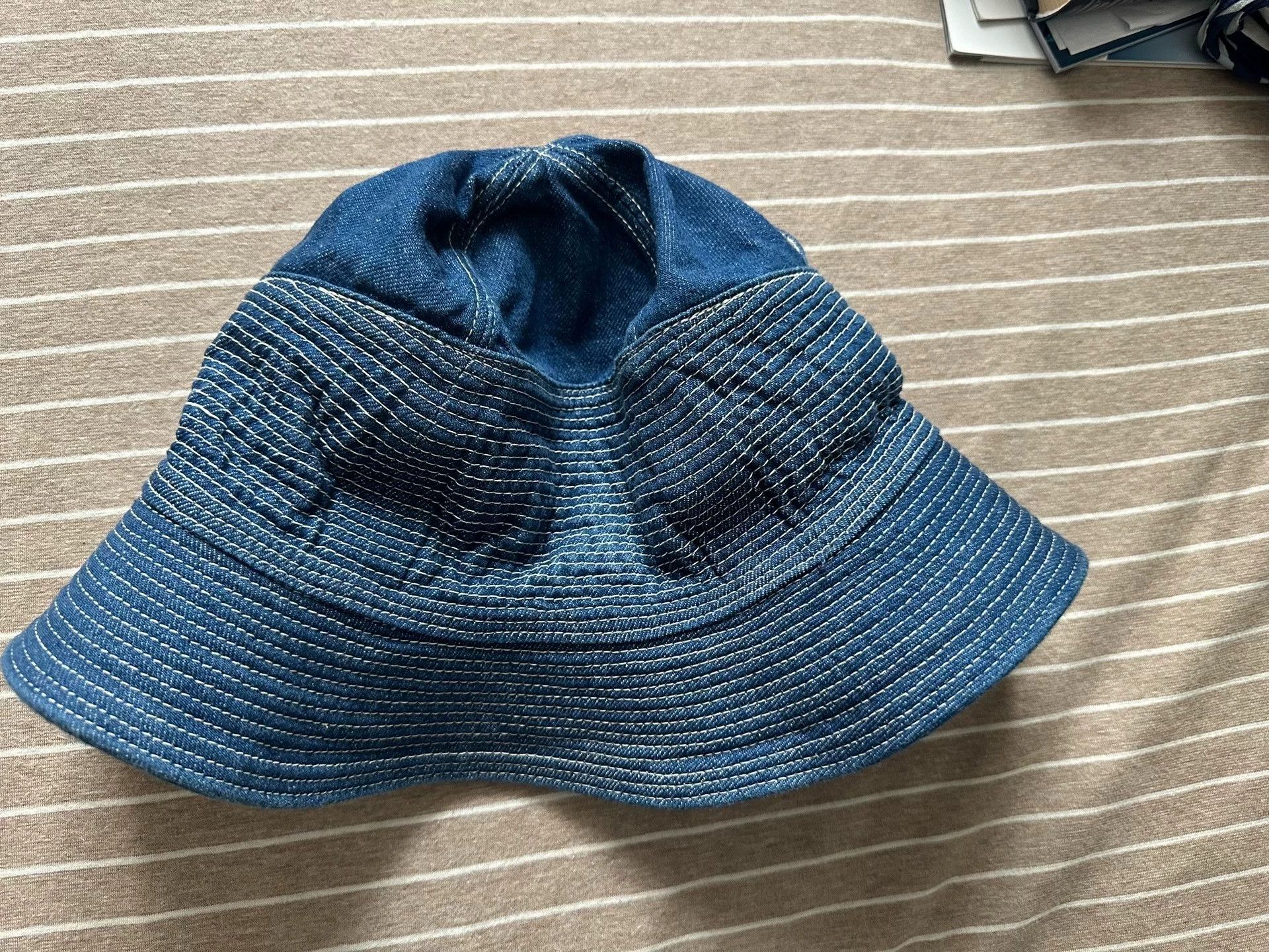Kapital Kapital Blue Dyed Fisherman Hat Gourd Hat - -DMC Size ONE SIZE - 1 Thumbnail