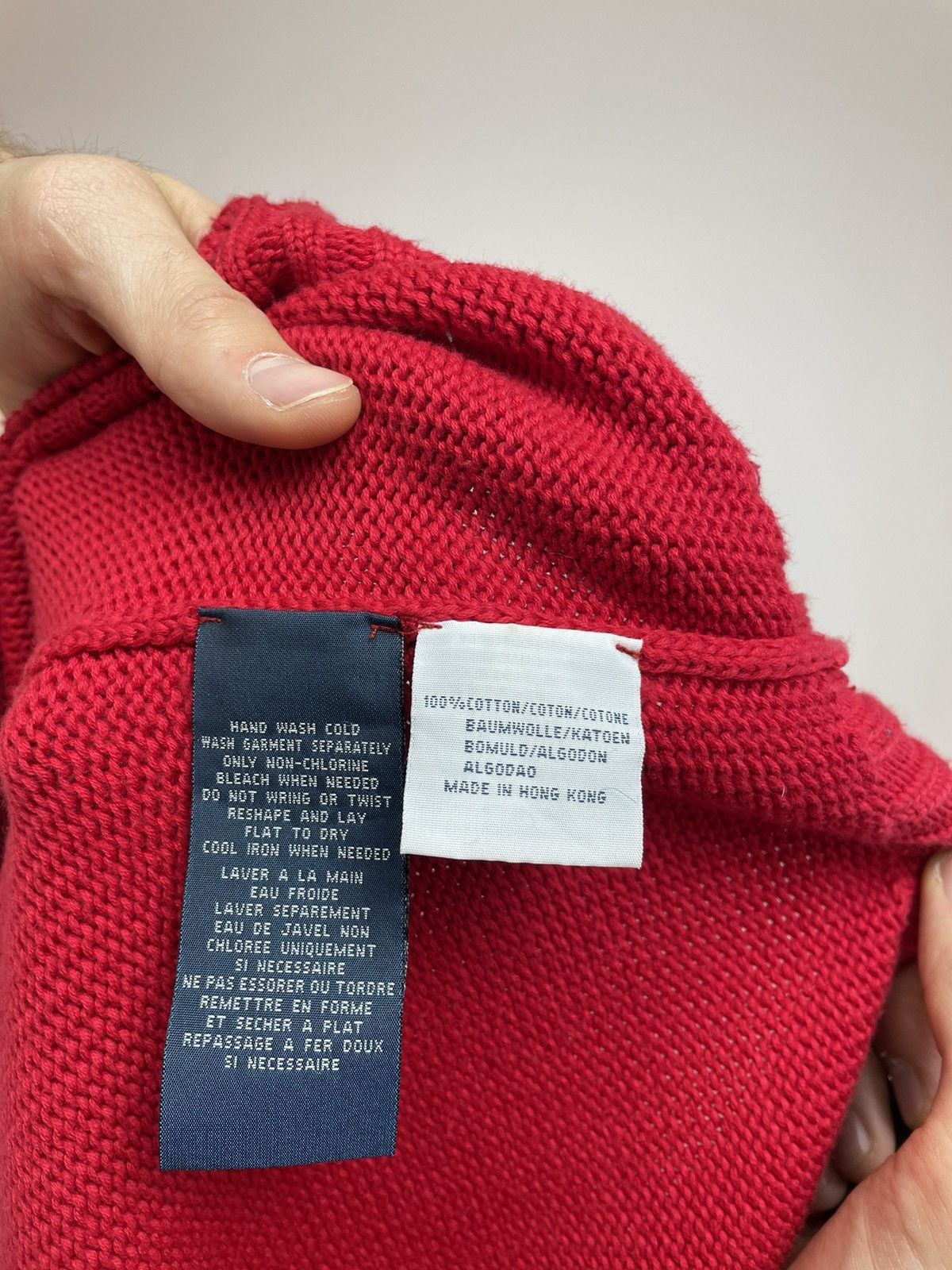 Polo Ralph Lauren × Vintage Polo Ralph Lauren Vintage Cotton sweater Mens size XL TALL Size US L / EU 52-54 / 3 - 9 Thumbnail