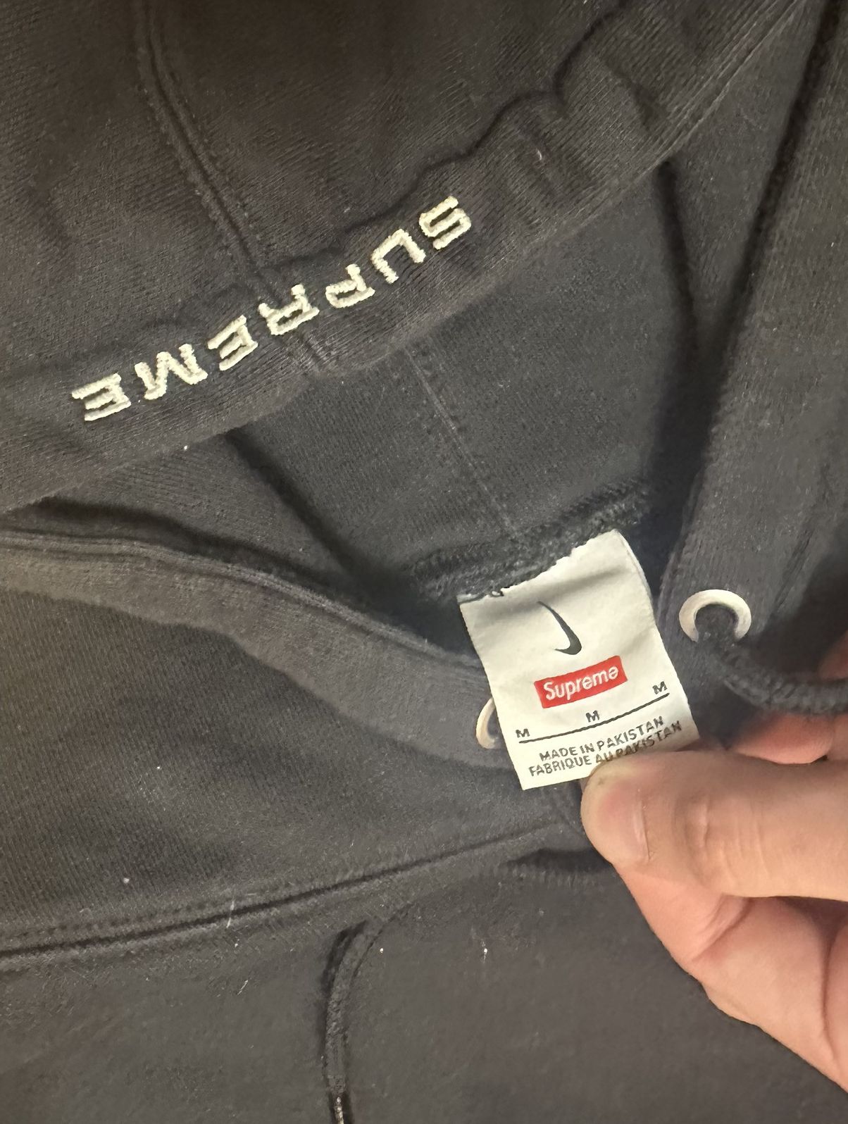 Nike × Supreme Supreme Nike Hooded Sweatshirt SS24 Size US M / EU 48-50 / 2 - 5 Thumbnail