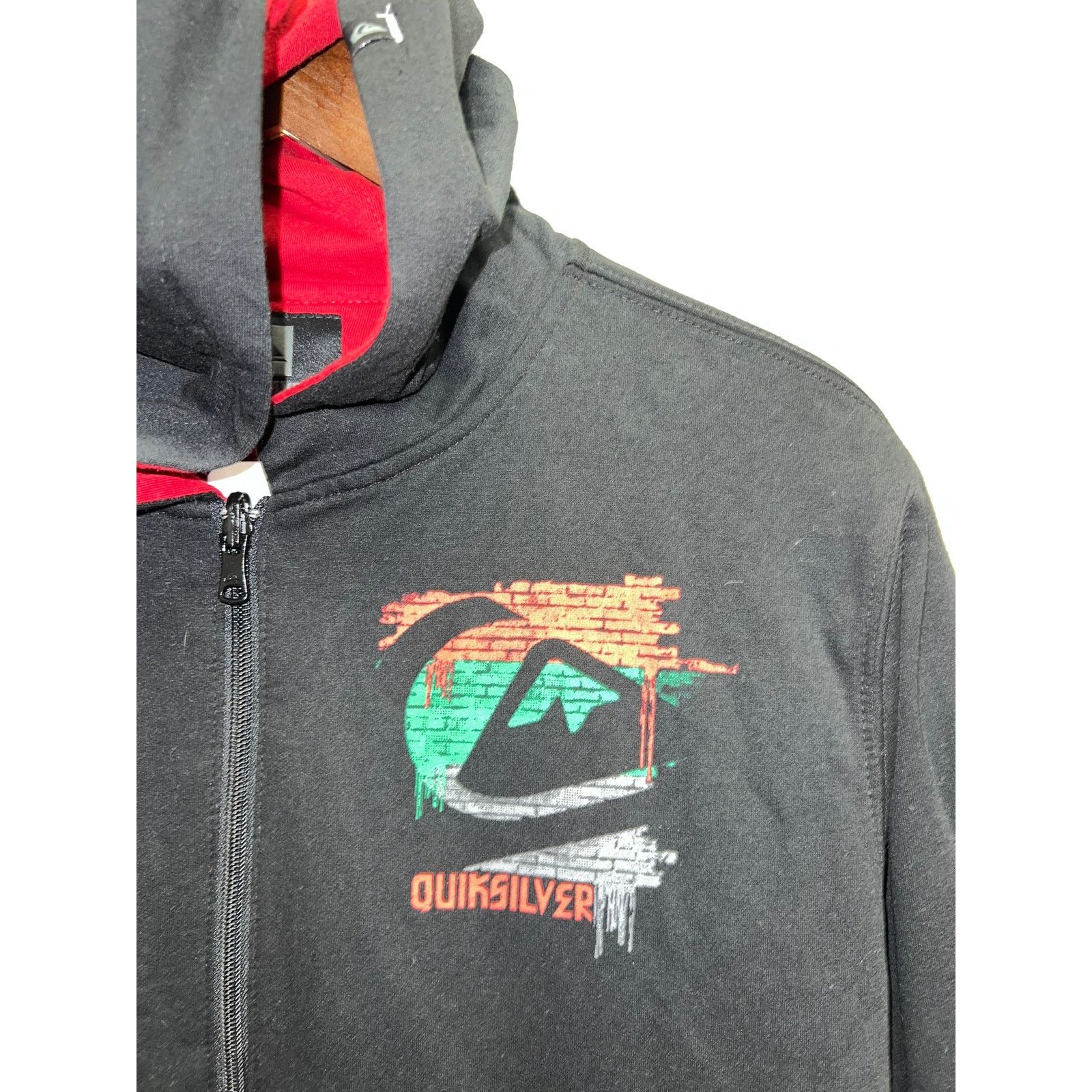 Vintage Vintage Quiksilver Reversible Hoodie Torqued Christmas NWT M Size US M / EU 48-50 / 2 - 3 Thumbnail