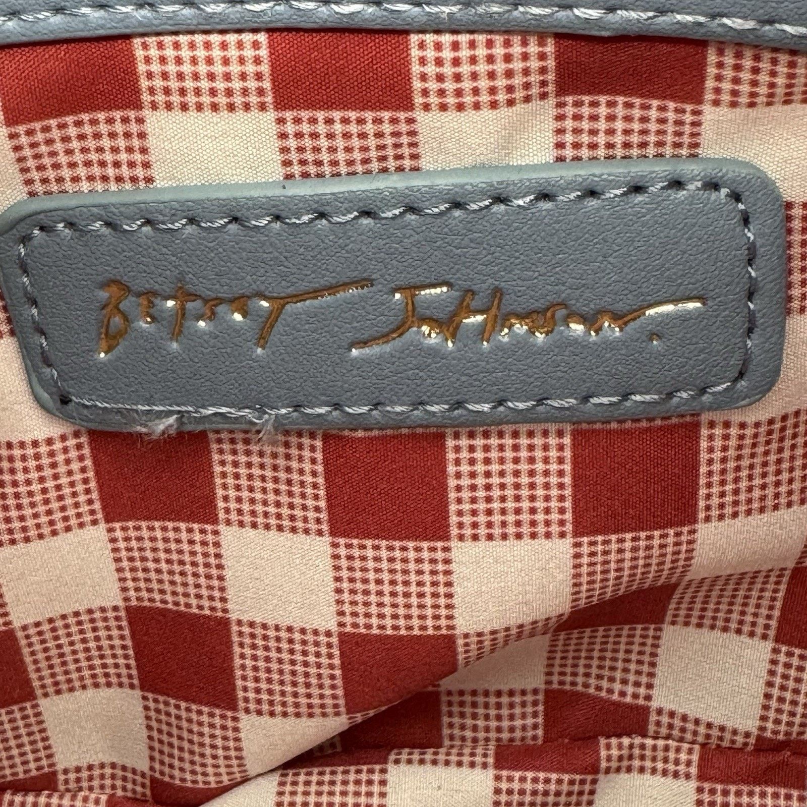 Betsey Johnson Betsey Johnson Denim Cherry Gingham Crossbody NWT Size ONE SIZE - 8 Thumbnail