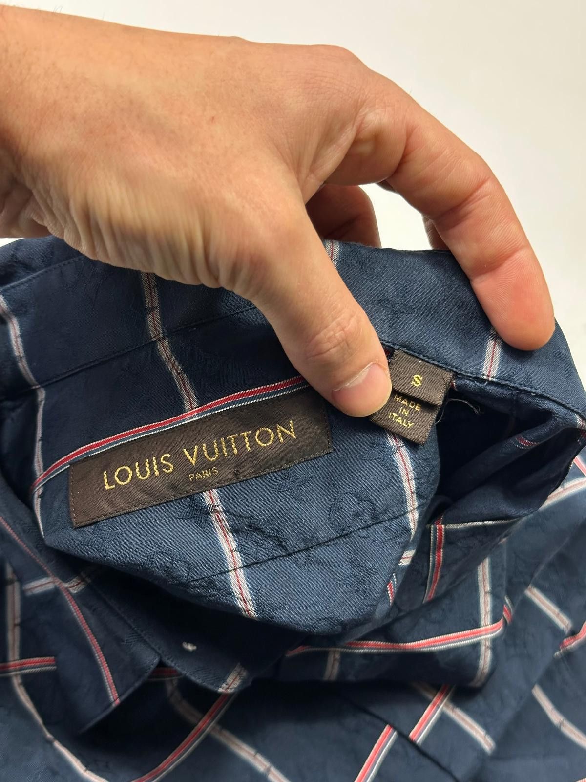 Other Louis Vuitton Monogram Plaid Checkered Silk Shirt - S Size US S / EU 44-46 / 1 - 5 Thumbnail