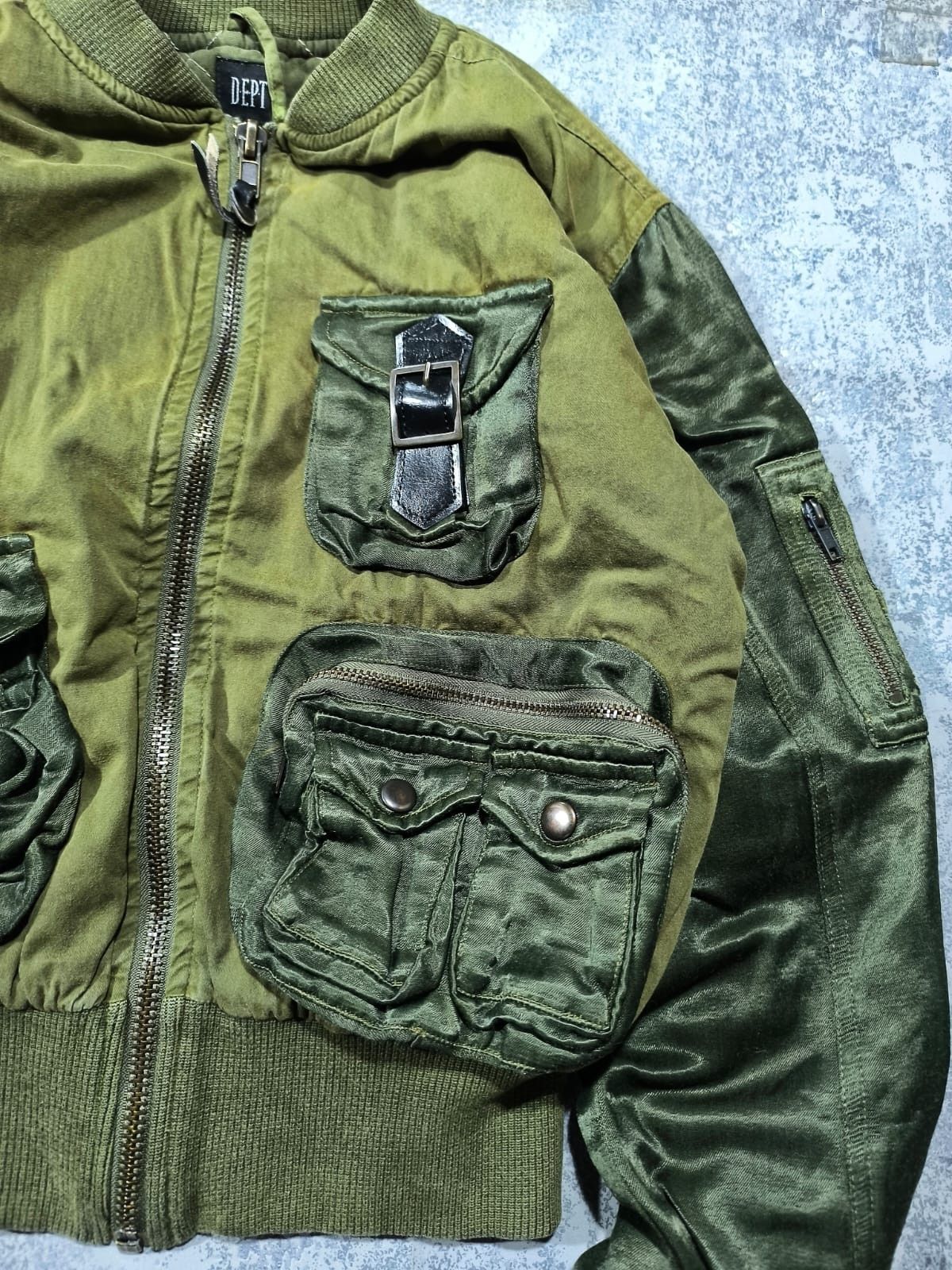 Other Avangarde Japan Streetwear Faded Military Bomber Jacket Size S / US 4 / IT 40 - 3 Thumbnail