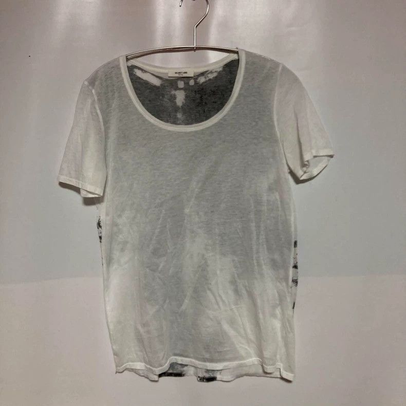 Helmut Lang HELMUT LANG Helmut Rottan back printed turtleneck T-shirt Size S / US 4 / IT 40 - 3 Thumbnail