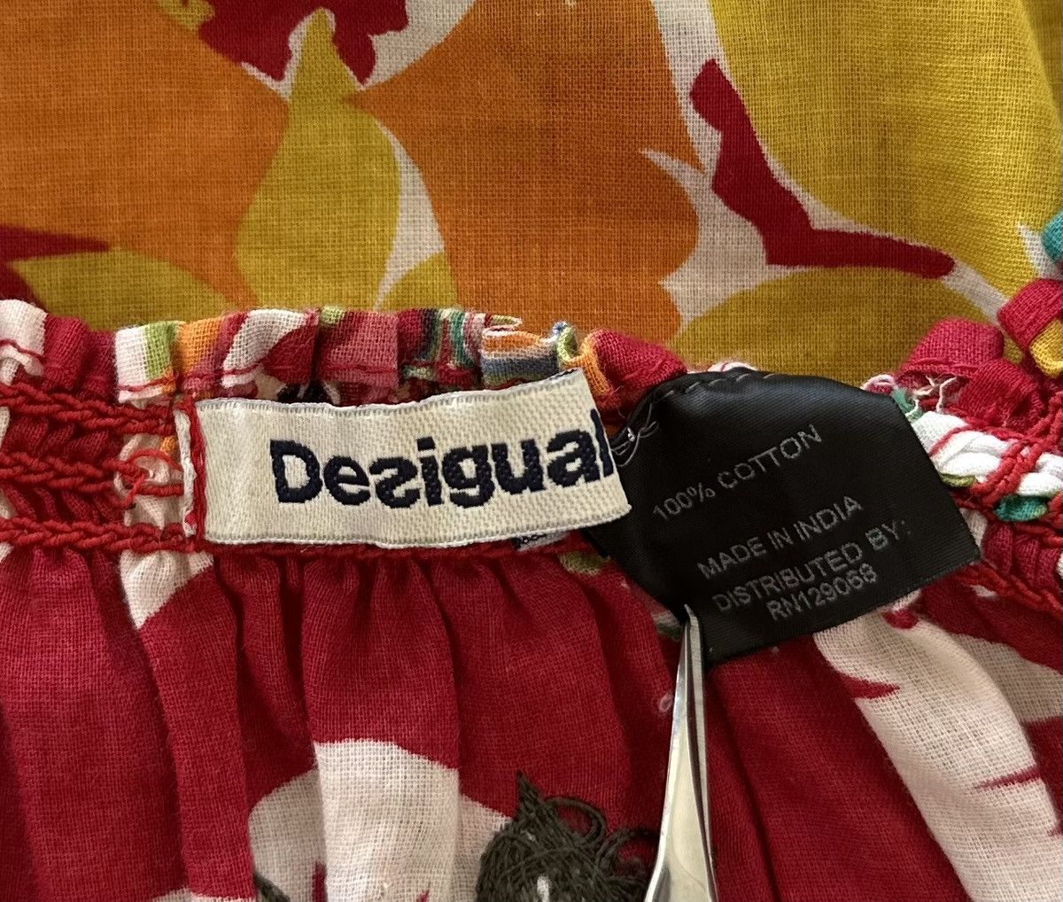 Desigual × Japanese Brand Desigual Multicolor Shirt Blouse Women's Size L Size L / US 10 / IT 46 - 4 Thumbnail