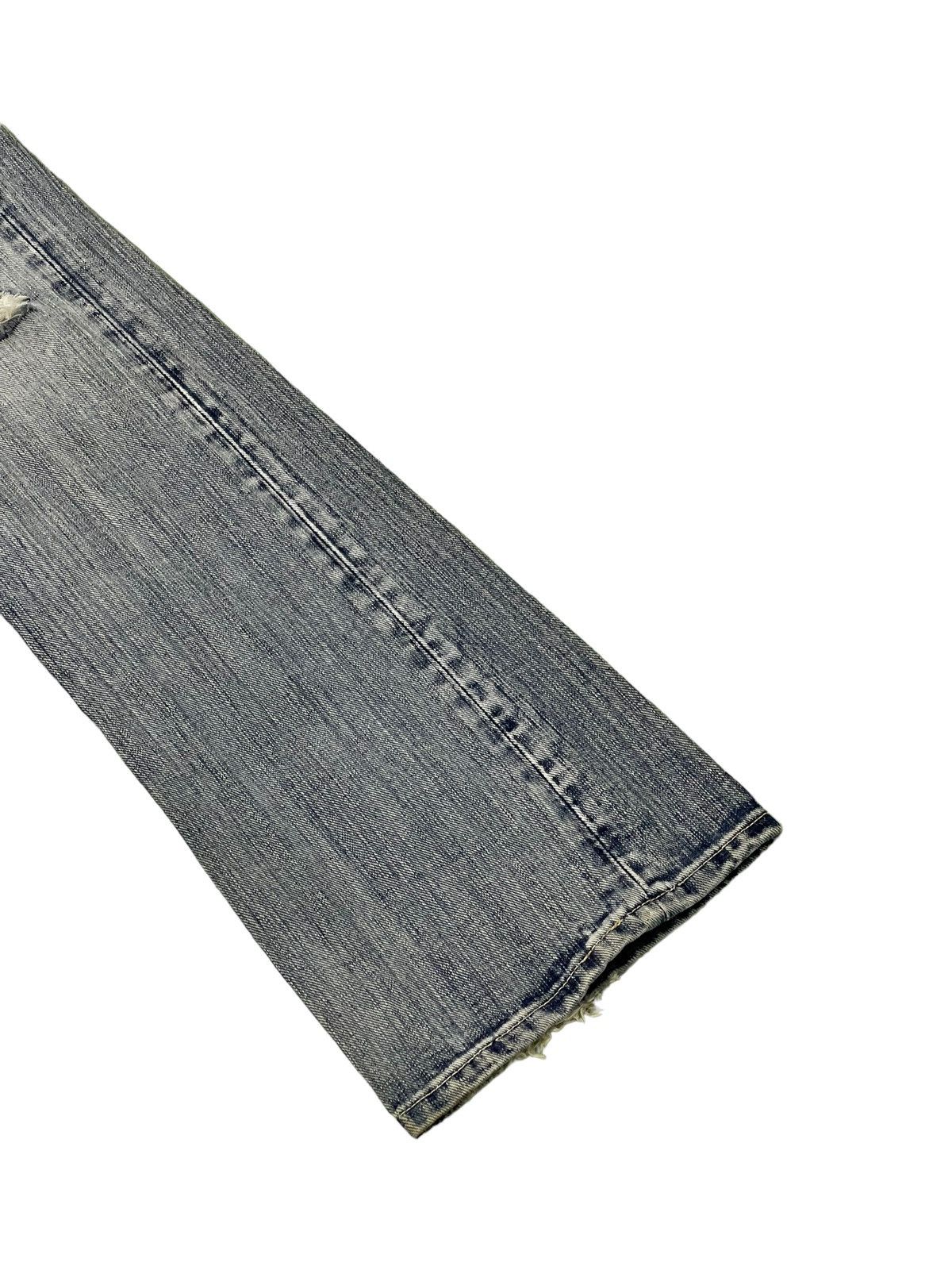 Lee Flare Jeans Lee Japan Faded Distress Low Rise Boot Cut 7🟦2 Size US 28 / EU 44 - 4 Thumbnail