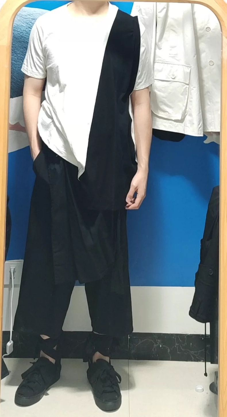 Yohji Yamamoto Yohji Yamamoto size 2 17 SS waistband drop cloth 8-point p Size US 28 / EU 44 - 5 Thumbnail