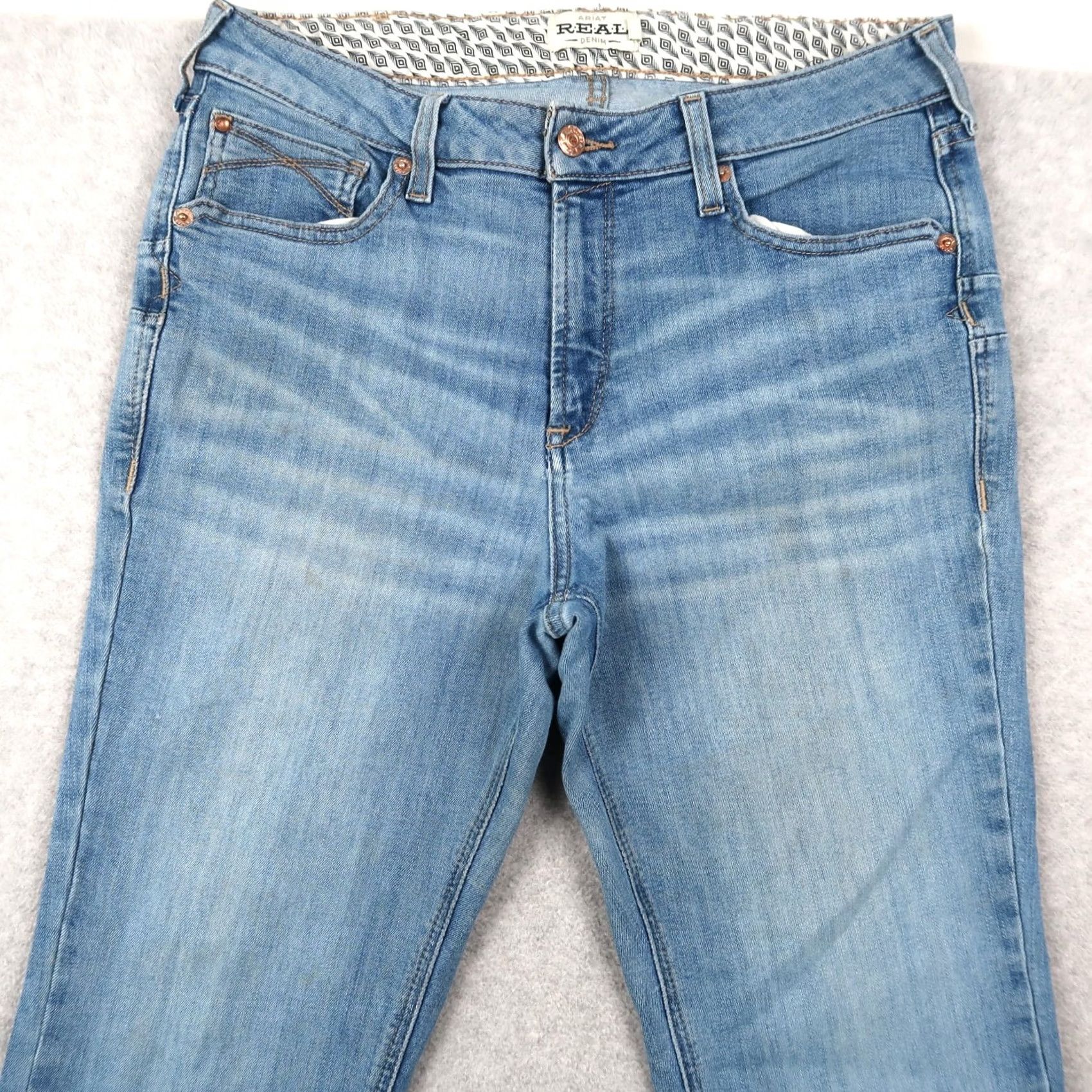Ariat Ariat REAL Denim Jeans Women’s Deleware Charlee Boot 32L Blue Flare Western Denim Size 24" / US 00 / IT 34 - 3 Thumbnail