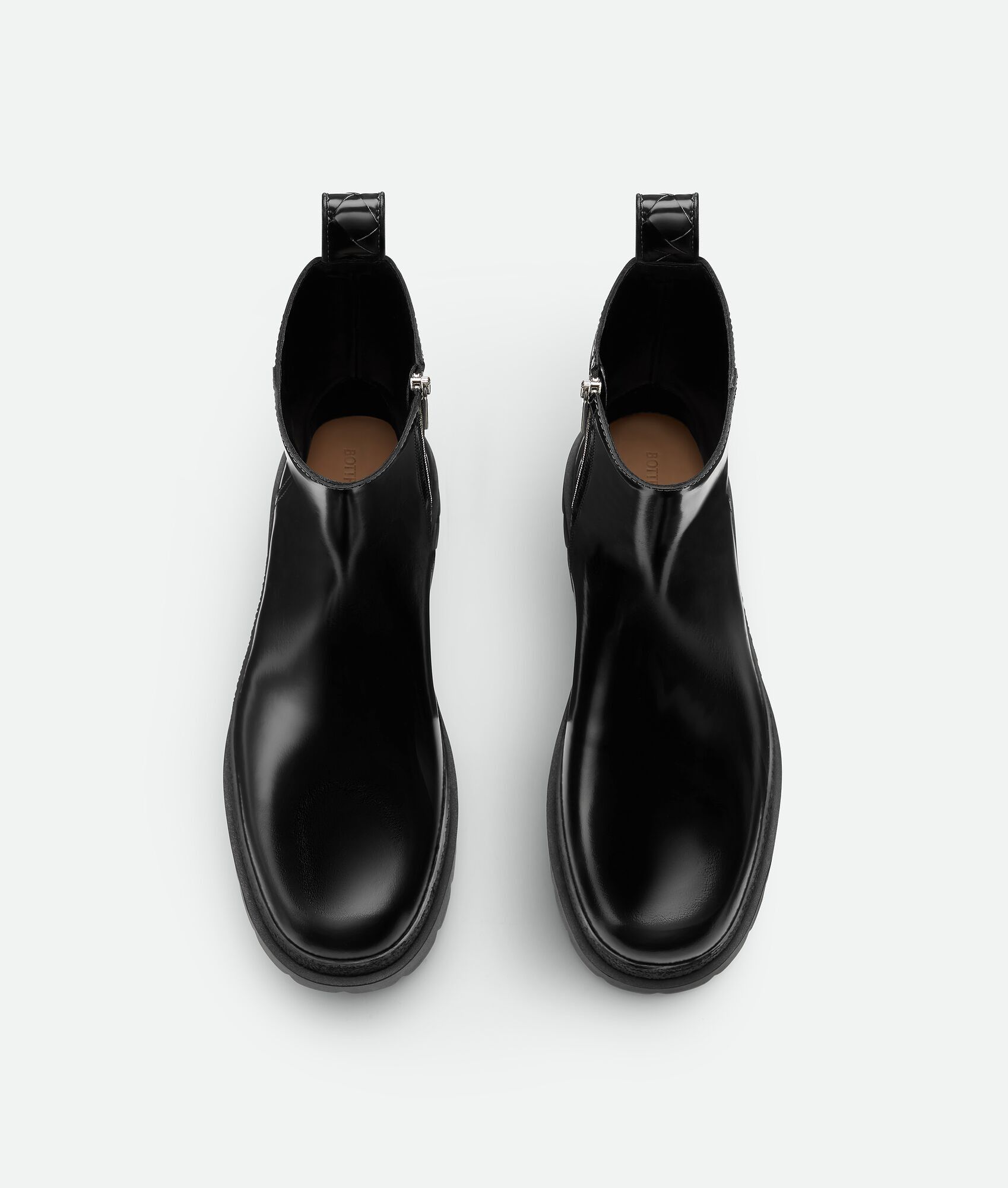 Bottega Veneta o1lf3ng10925 Leather Highway Ankle Boots in Black Size US 11 / EU 44 - 4 Thumbnail
