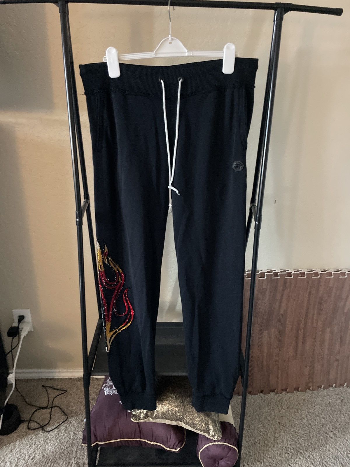 Philipp Plein PP homme Rhinestone Flames joggers Size US 38 / EU 54 - 1 Thumbnail