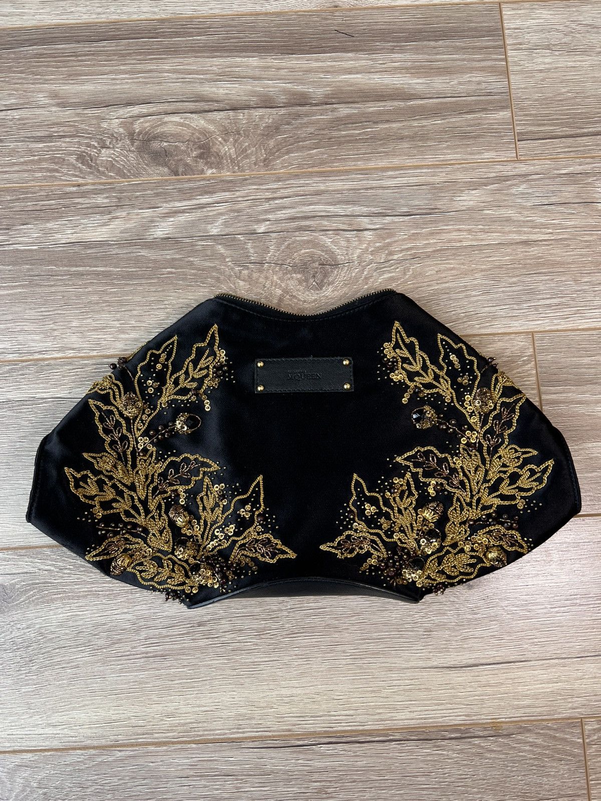 Alexander McQueen Alexander McQueen Archive Embellished Silk De Manta Clutch Size ONE SIZE - 2 Thumbnail