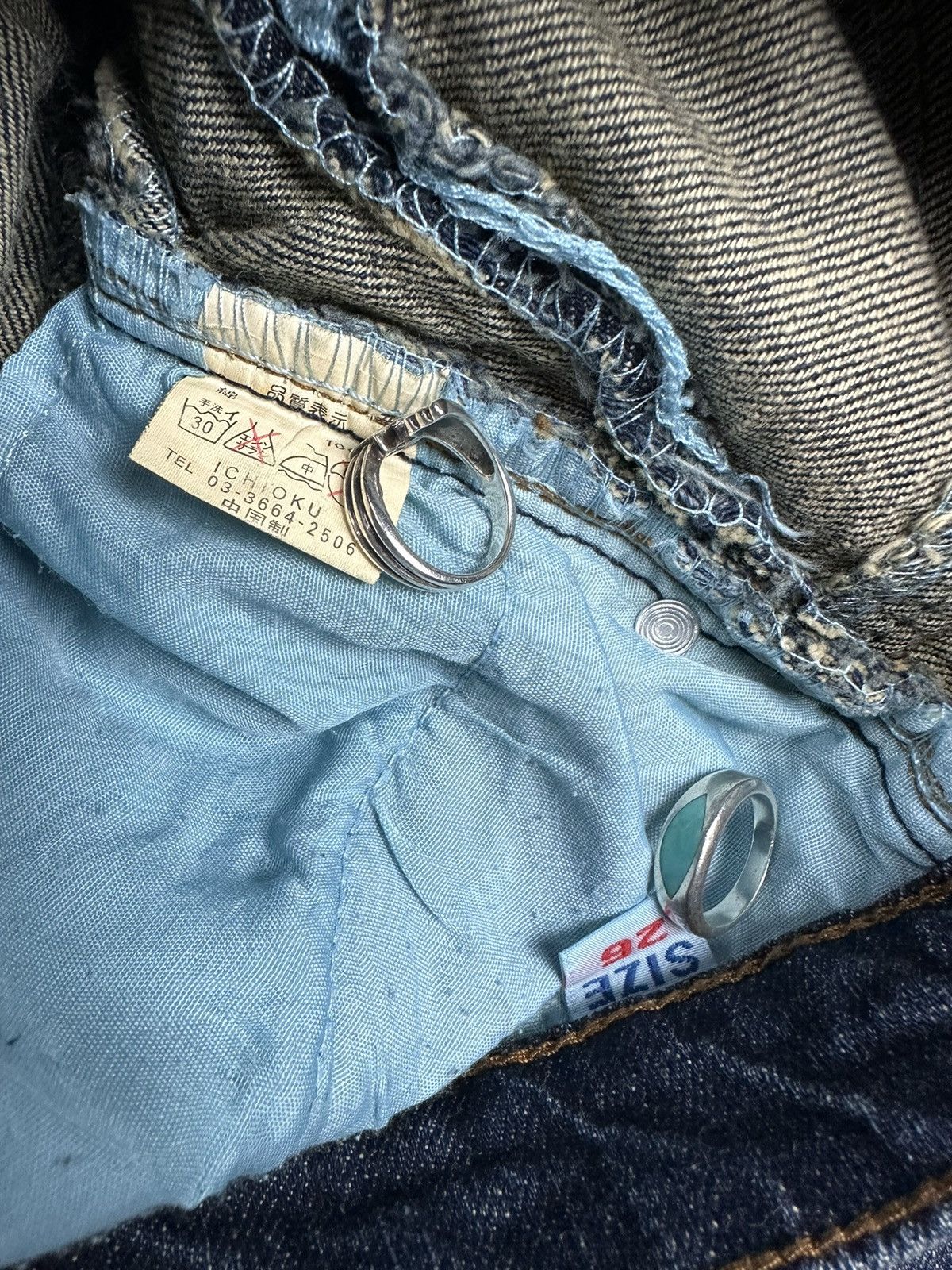 If Six Was Nine × Le Grande Bleu (L.G.B.) 🔥Rare🔥Japanese Ichioku Flared Jeans Size 26" / US 2 / IT 38 - 11 Thumbnail