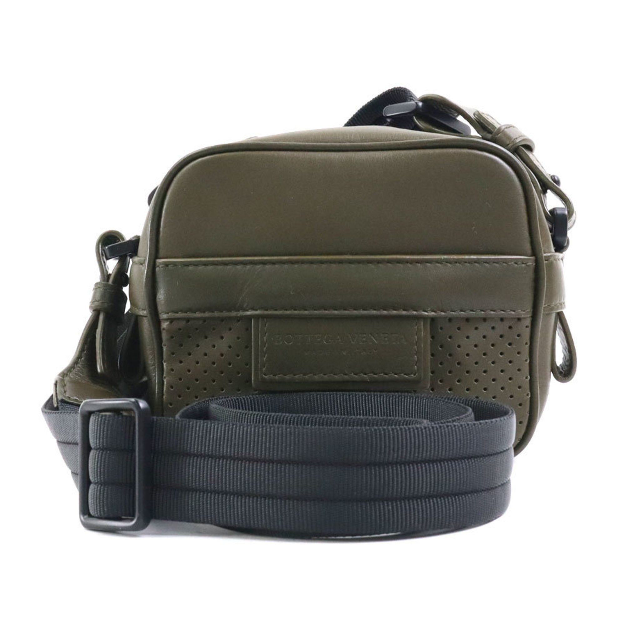 BOTTEGA VENETA Shoulder bag, body leather, khaki, unisex, r9971a