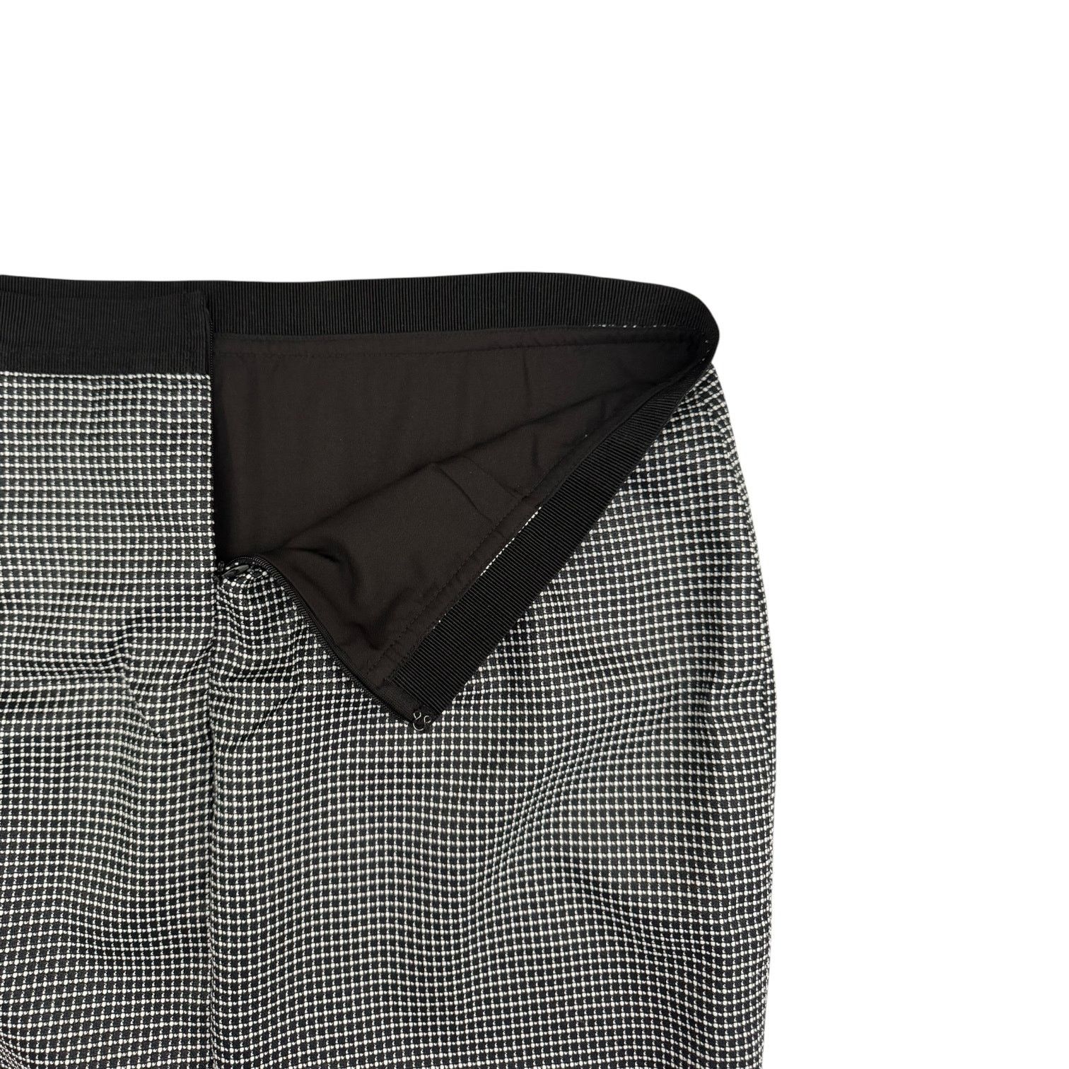 Ann Taylor Ann Taylor Women’s Pencil Skirt Black & White Checked Size 8 Size 30" / US 8 / IT 44 - 3 Thumbnail