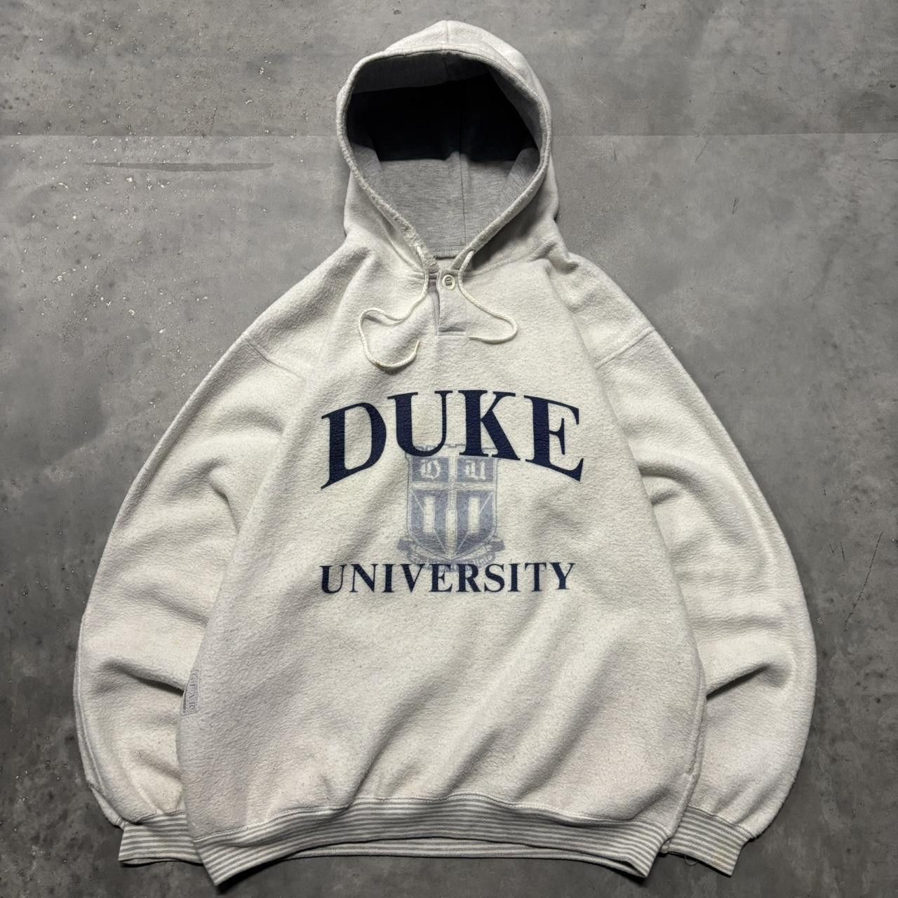 Japanese Brand Streetwear Vintage Crazy Vintage 90s Duke University College Fleece Essential Hoodie Grailed