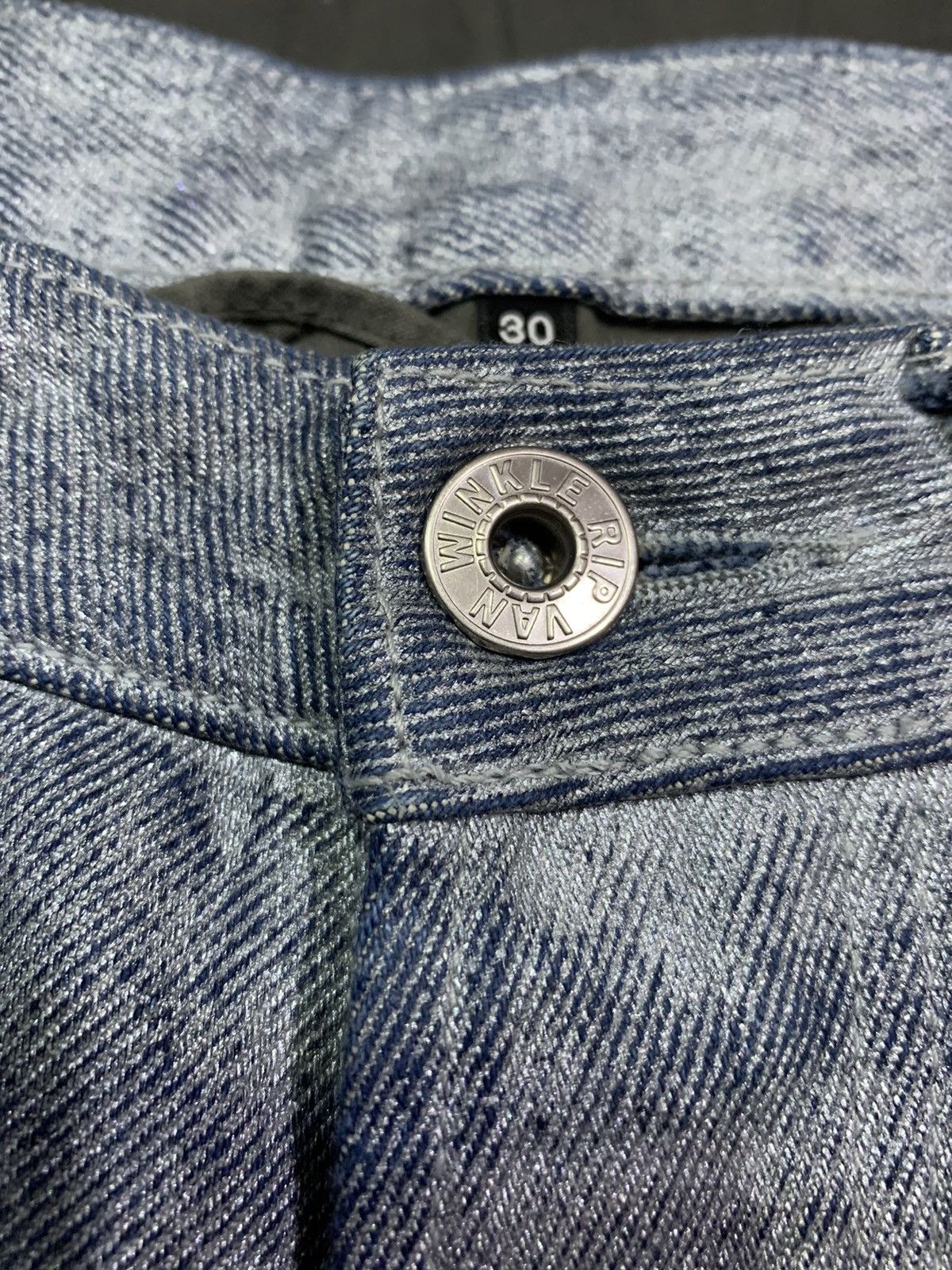 If Six Was Nine × Le Grande Bleu (L.G.B.) × RIPVANWINKLE 🖤BLACFRIDAY🖤Rip van winkle washed jeans Size US 30 / EU 46 - 6 Thumbnail