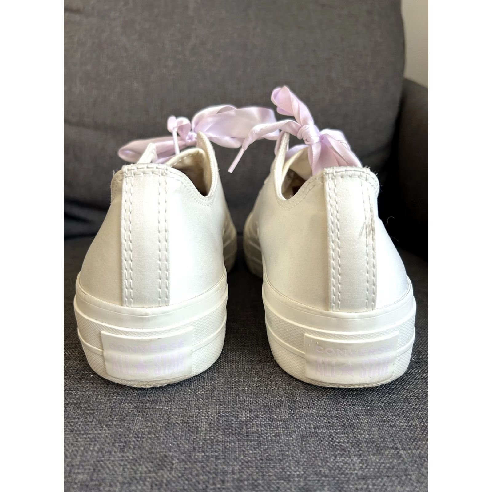 Converse Converse Chuck Taylor Size 11 Egret Lilac Daze Matte Satin Lift Platform Sneaker Women Size US 9 / IT 39 - 6 Thumbnail