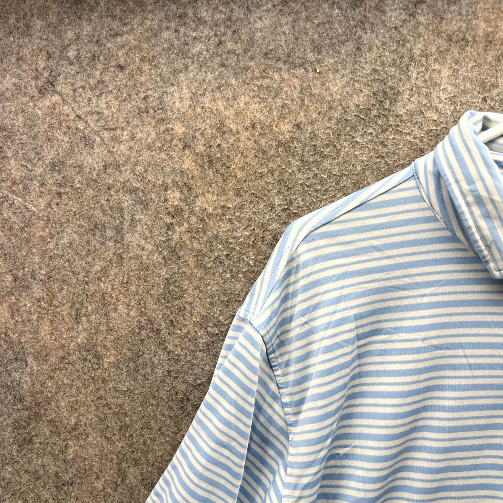 Vintage Fairway & Greene Polo Shirt Mens XL Blue Stripes USA Golf Golfer Club Course Shirt Size US XL / EU 56 / 4 - 3 Thumbnail