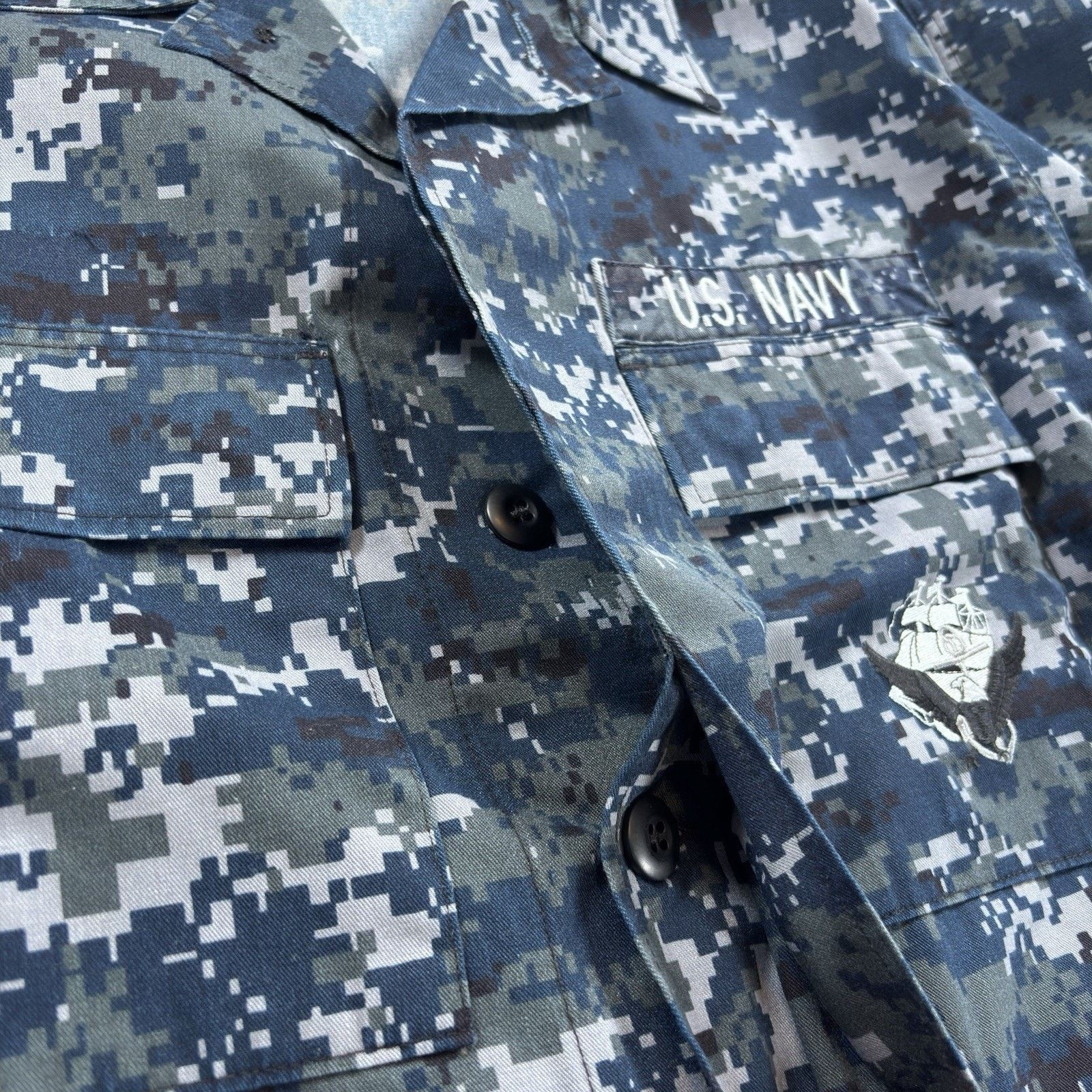 Other US NAVY NWU Type I Blue Digital Camo Working Small-Regular Size US S / EU 44-46 / 1 - 5 Thumbnail