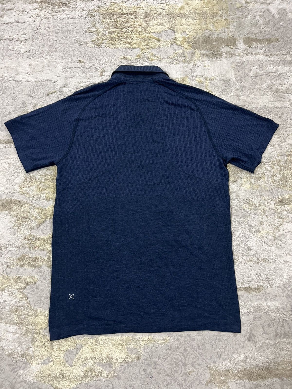 Lululemon LULULEMON Metal Vent Tech Polo 2.0 Mineral Navy Polo Shirt Size US L / EU 52-54 / 3 - 4 Thumbnail