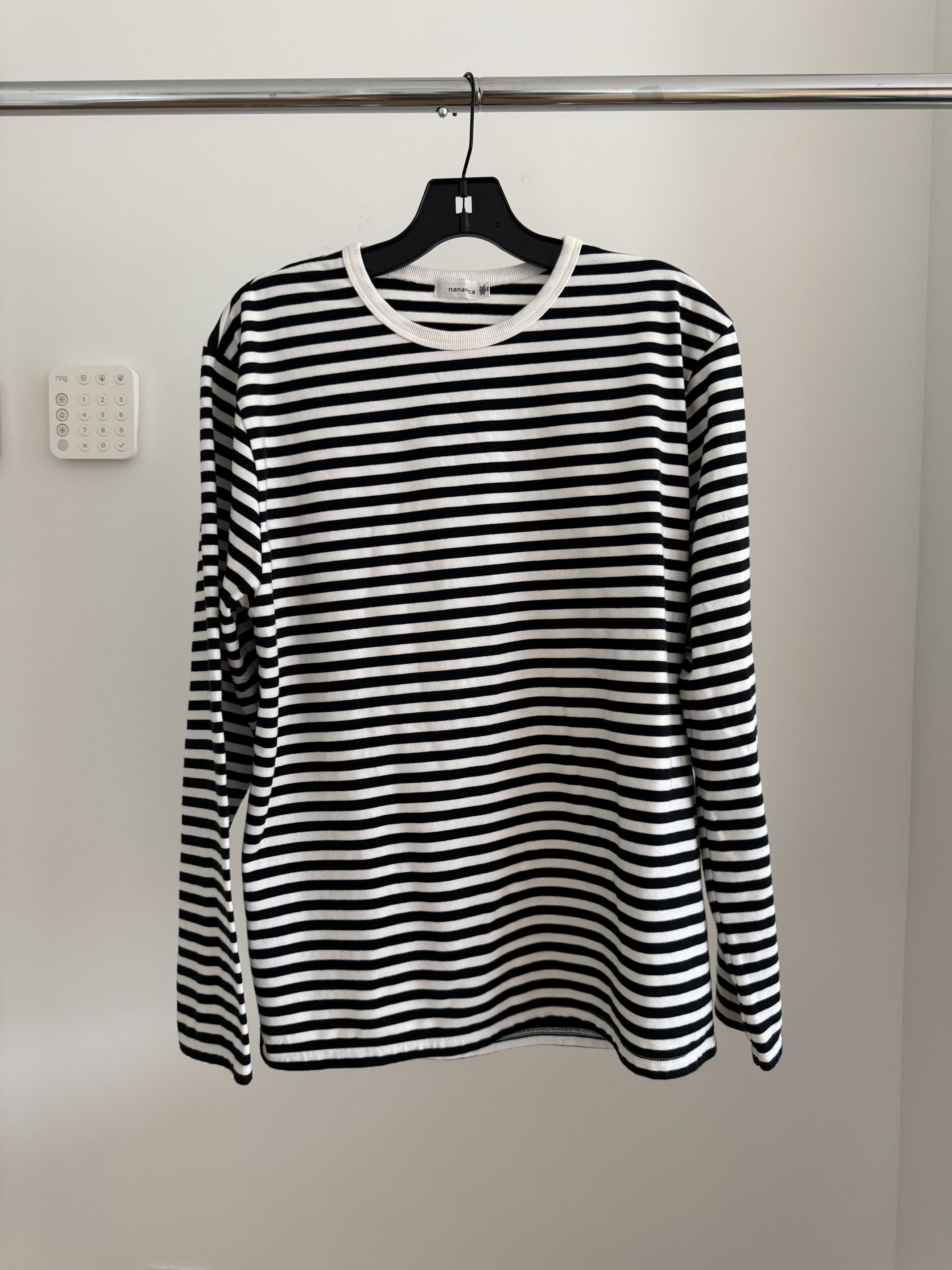 Nanamica nanamica COOLMAX Stripe Jersey L/S Tee Size US M / EU 48-50 / 2 - 1 Thumbnail
