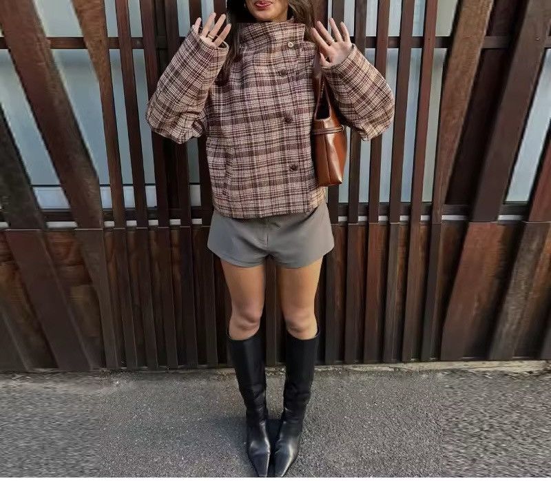 Vintage Striped Retro Y2k Style Loose Streetwear Coat Jacket Size S / US 4 / IT 40 - 6 Thumbnail