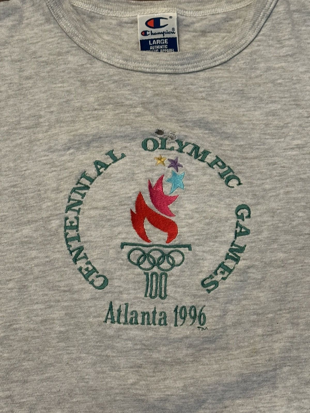 Champion × Vintage 1996 Vintage Atlanta Olympics Tee Size US L / EU 52-54 / 3 - 2 Thumbnail