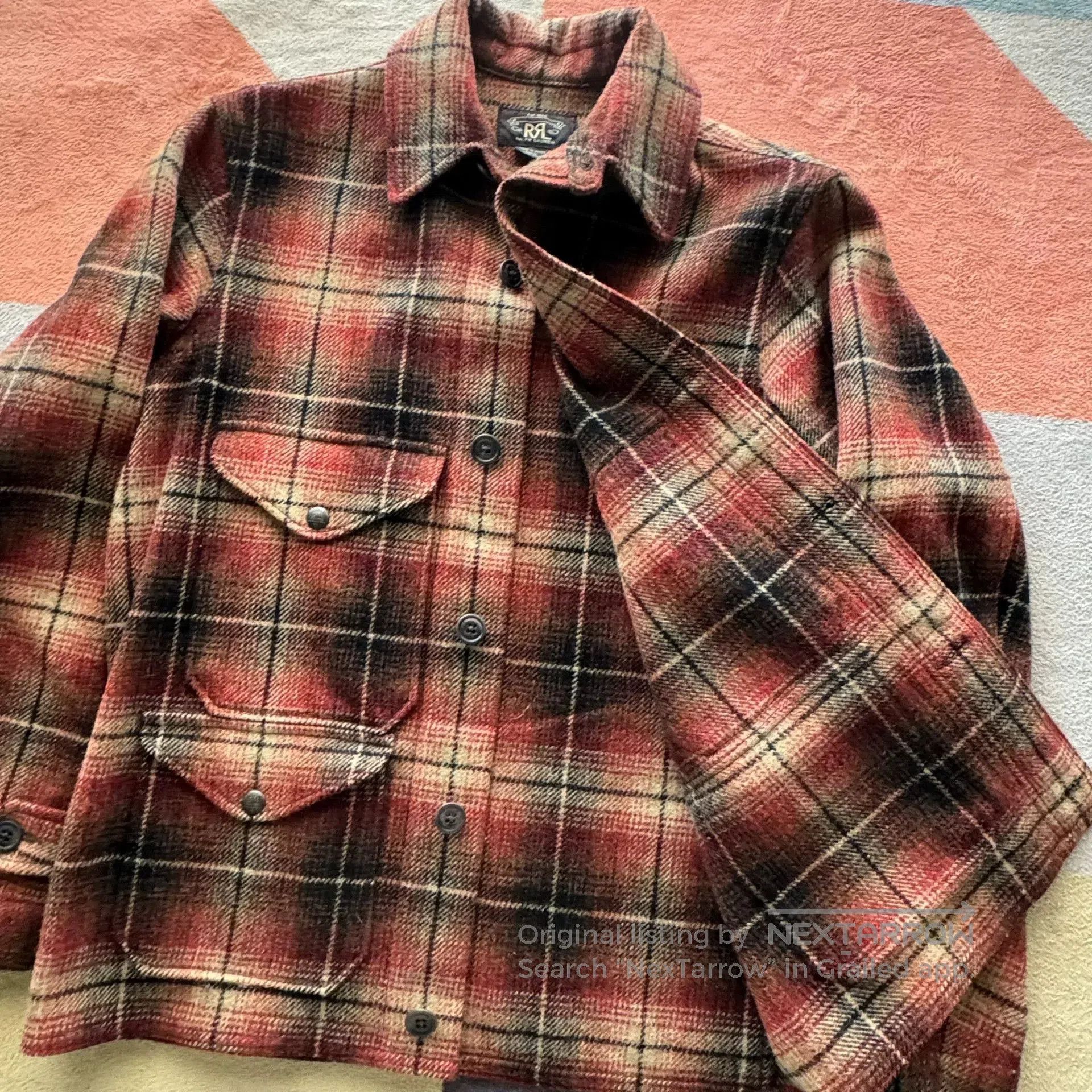 RRL Ralph Lauren RRL Wool Tweed Hunting Jacket. Size US S / EU 44-46 / 1 - 2 Thumbnail