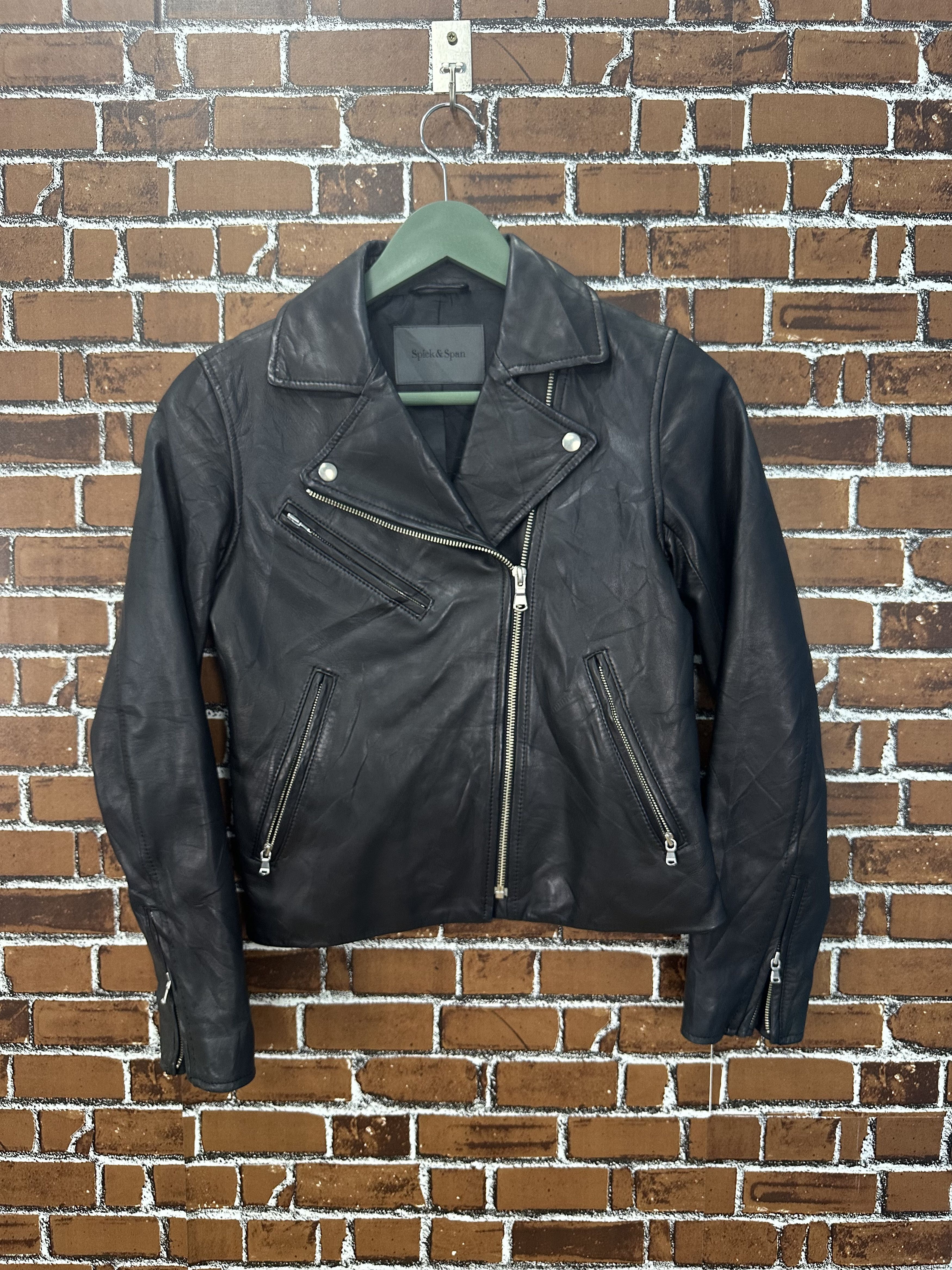 Genuine Leather Sheep Skin Spick Span Woman Leather Jacket Z222 Size XS / US 0-2 / IT 36-38 - 2 Thumbnail