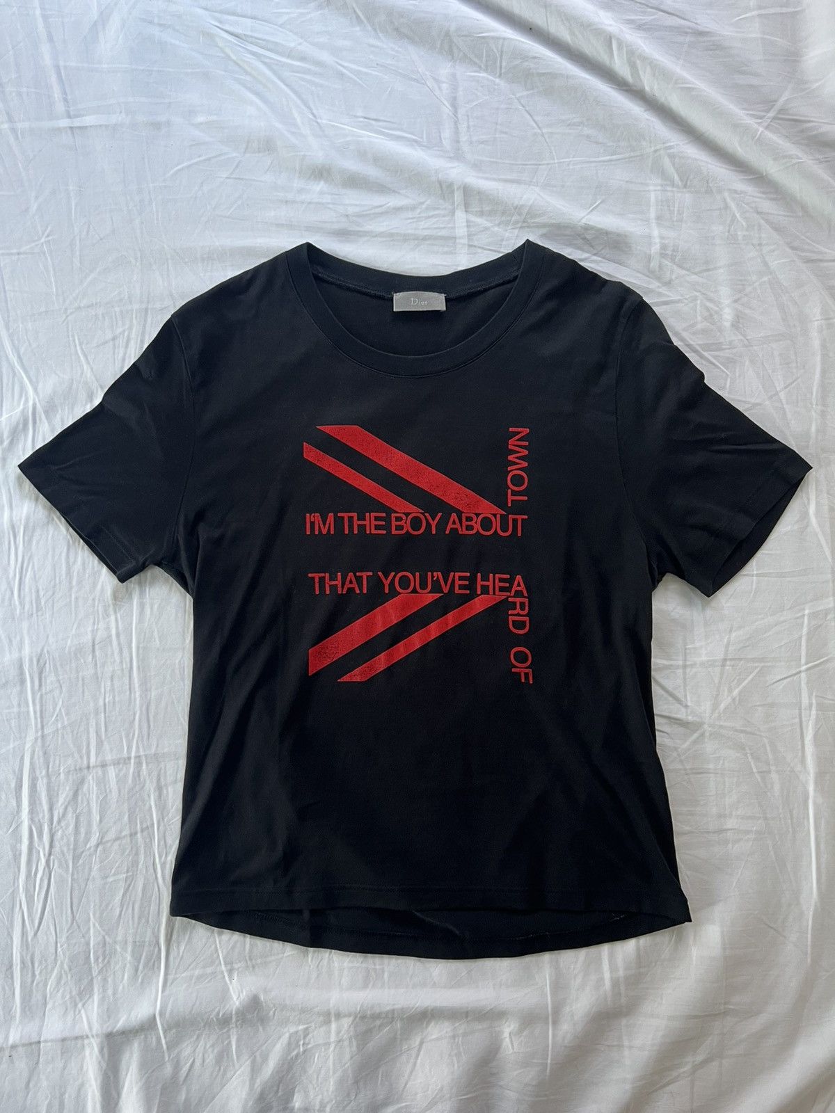 Dior × Hedi Slimane Dior Homme SS07 boy in the forest T-shirt