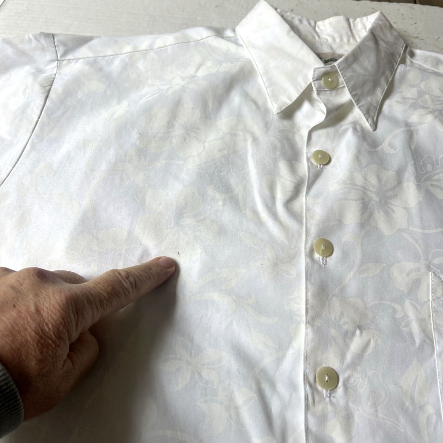 Hilo Hattie VINTAGE Hilo Hattie Hawaiian Floral Aloha Shirt White Large Short Sleeve Mens Size US L / EU 52-54 / 3 - 5 Thumbnail