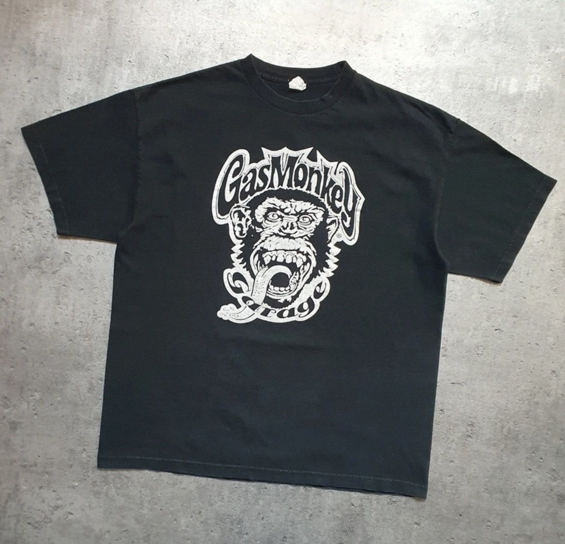 Japanese Brand Vintage Adult Gas Monkey Garage T-shirts Big Logo Size XL Size US XL / EU 56 / 4 - 2 Thumbnail