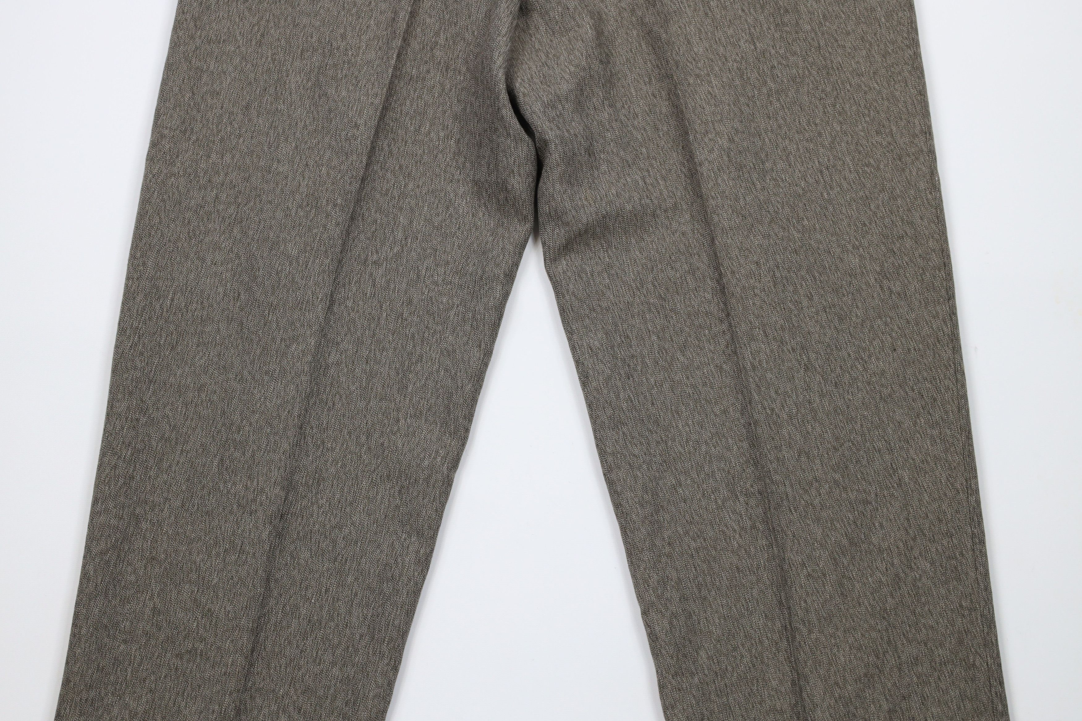 Vintage Vintage 90s Streetwear Fleck Pleated Wide Leg Chino Pants Size US 34 / EU 50 - 11 Thumbnail