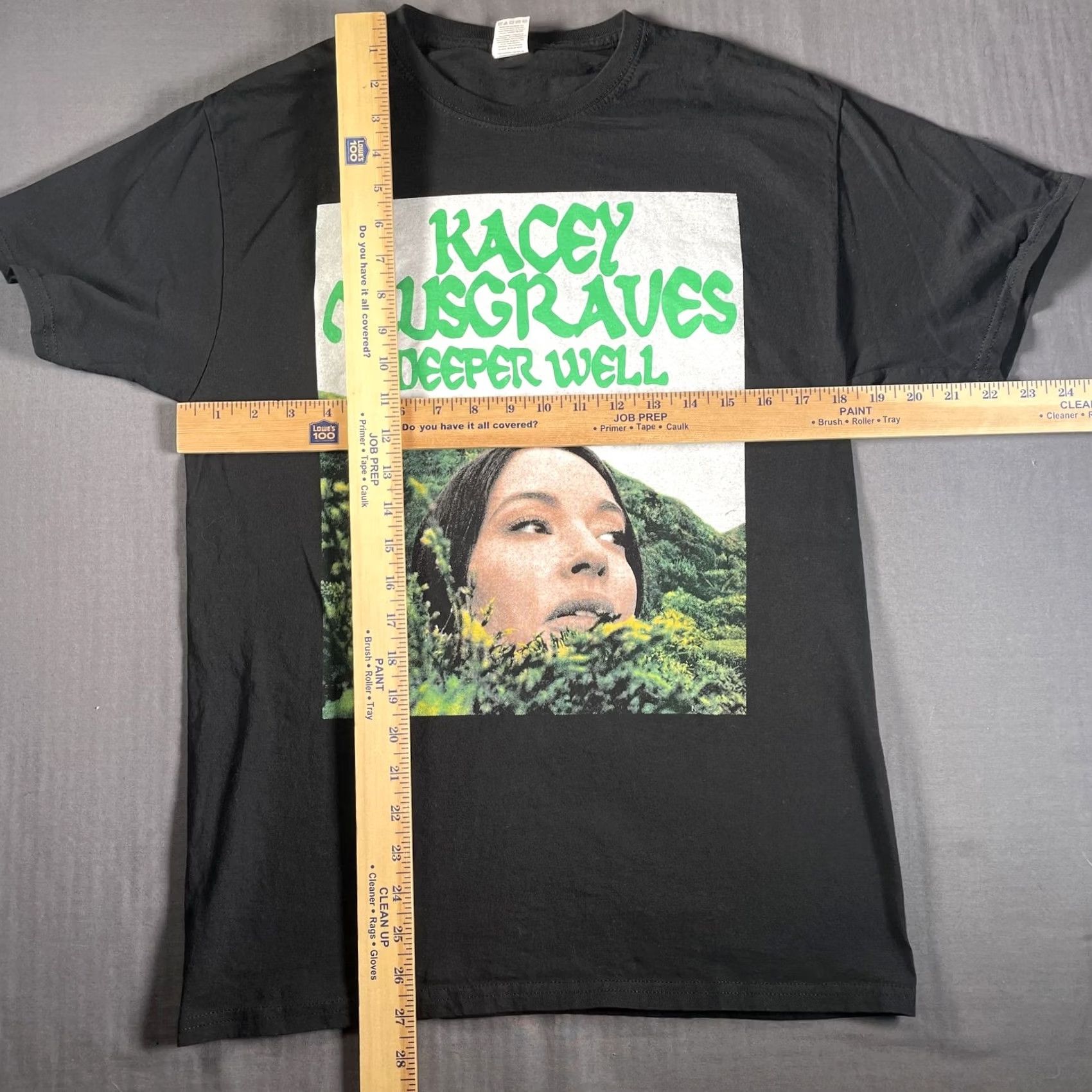 Vintage Kacey Musgraves Deeper Well Tour Band Shirt Mens Medium Black Concert Wear Size US M / EU 48-50 / 2 - 4 Thumbnail