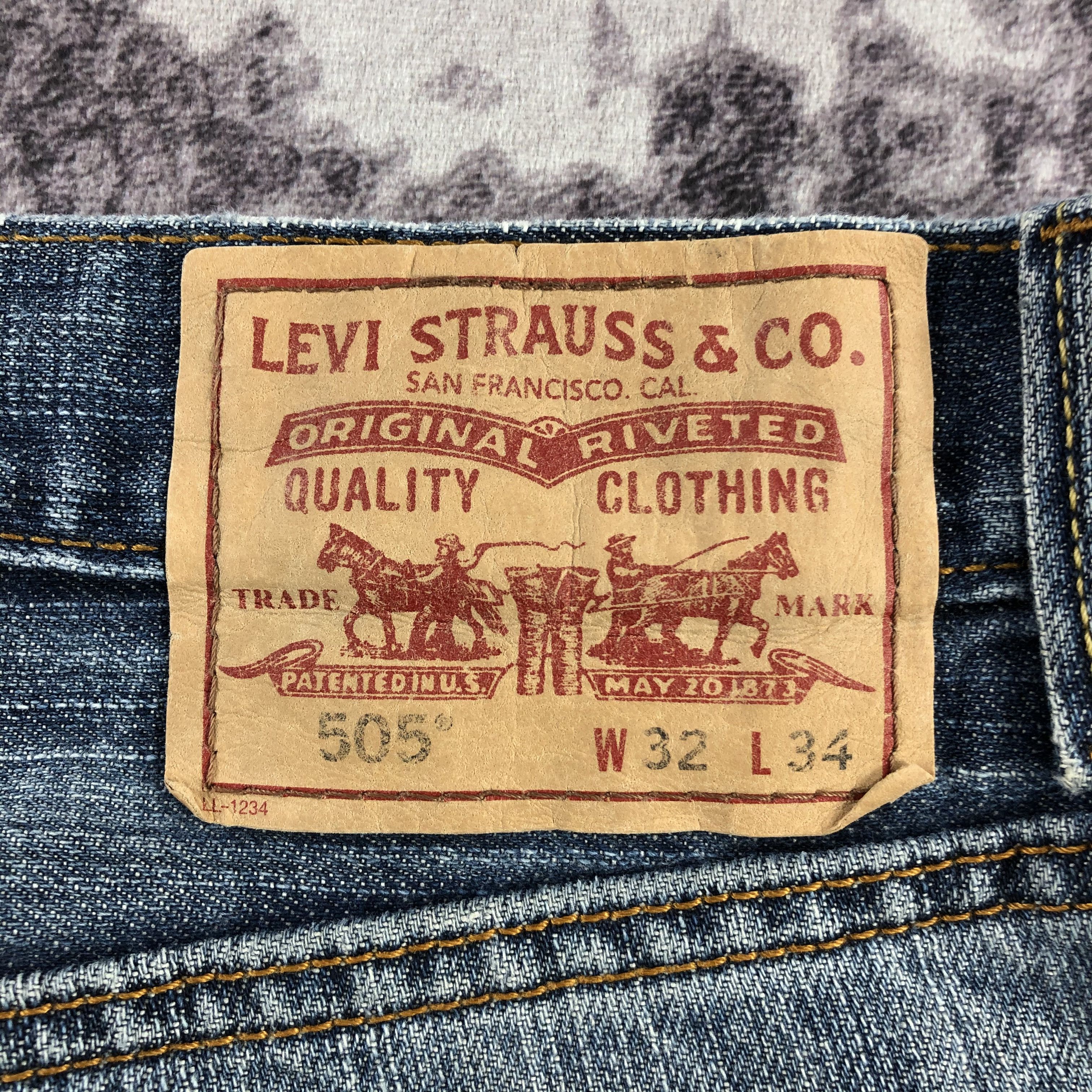 Levi's × Vintage Vintage Blue Wash Levis 505 Jeans-JM2941 Size US 33 - 6 Thumbnail